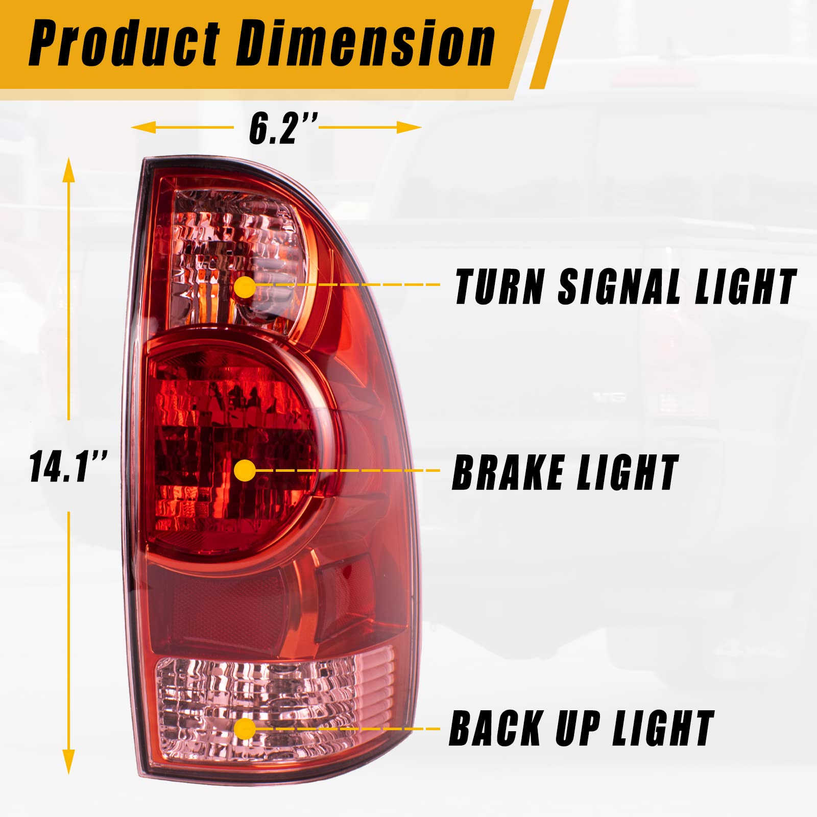 Boine rear-lamp-closeup shows rugged housing and clear lens for longevity.