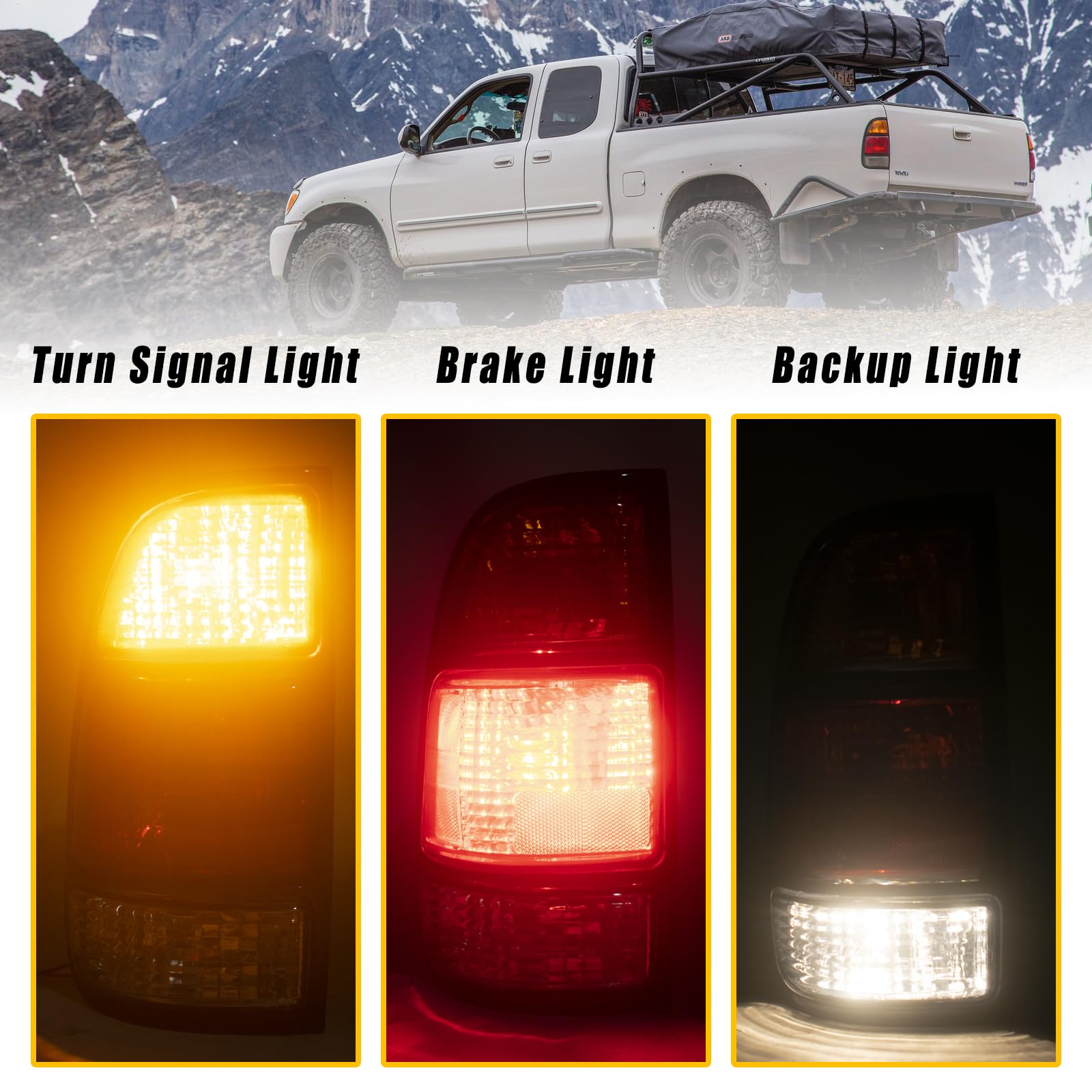 Boine tail light includes bulb for immediate installation readiness.