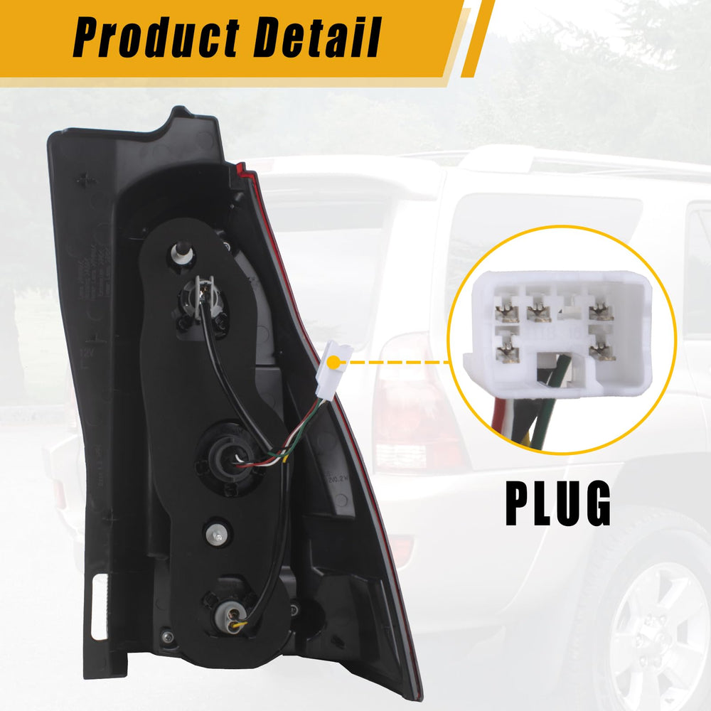 Boine taillight assembly in durable ABS plastic maintains daytime and night performance