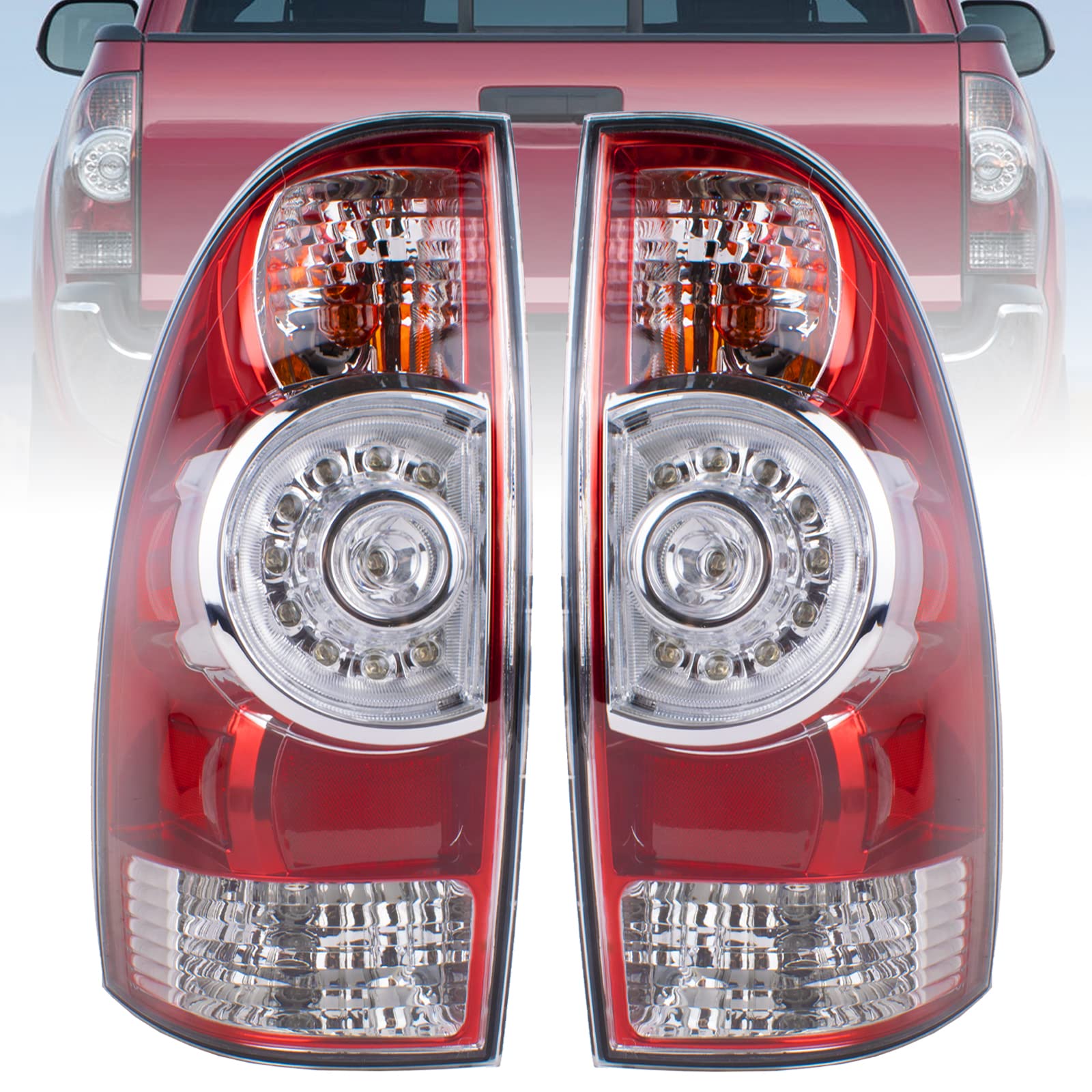 Boine taillight Tacoma driver LED 2005-2015 for enhanced nighttime visibility.