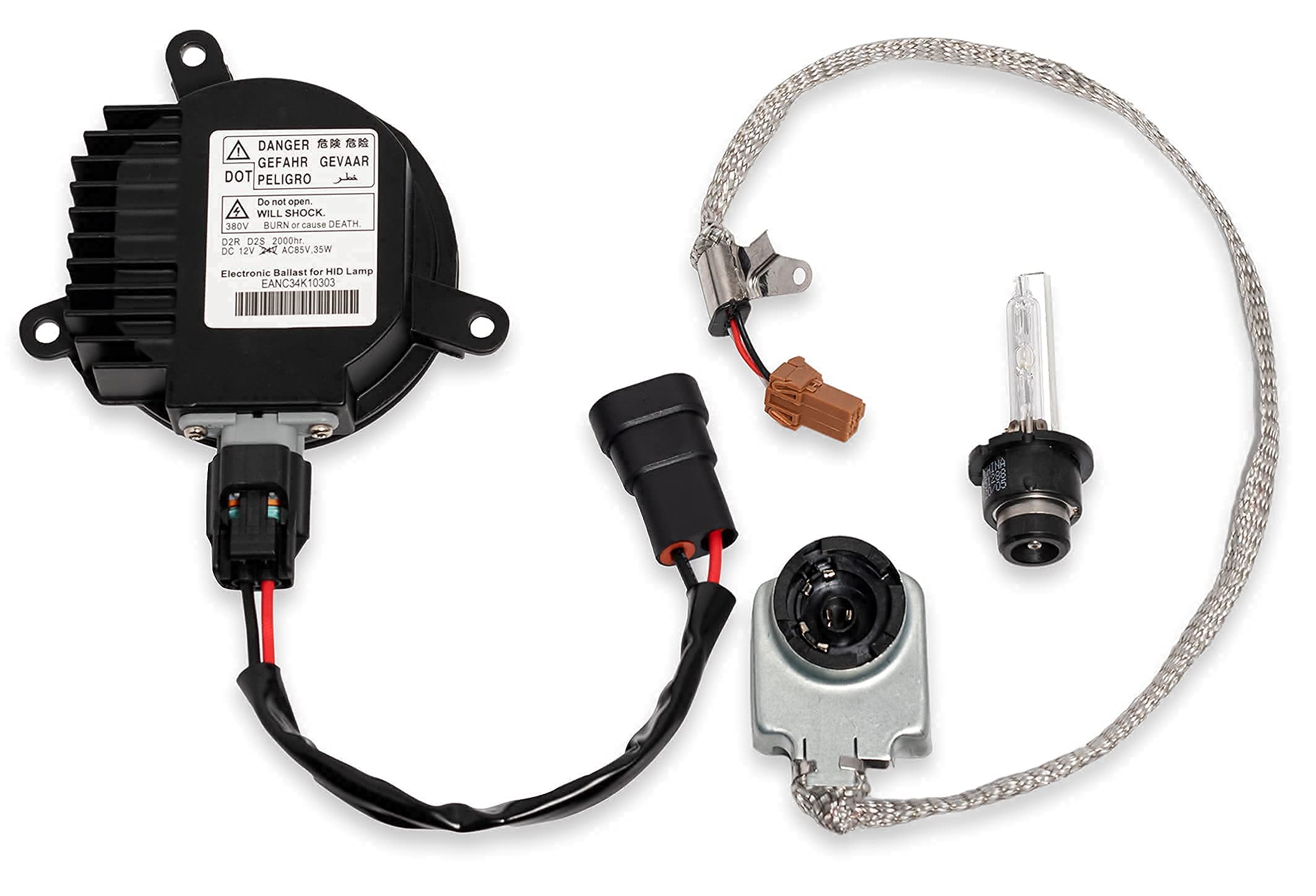 Boine Xenon ballast headlight assembly delivers crisp HID brightness for night driving