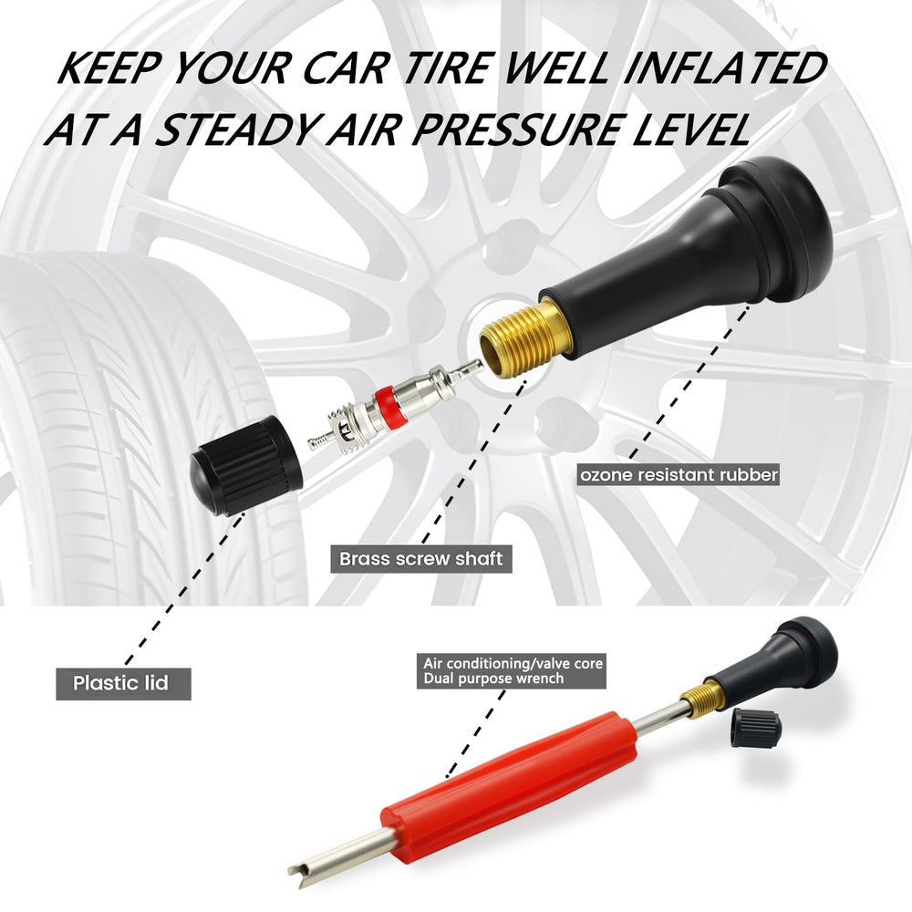 Plastic tapered positioning tube guides precise core installation.