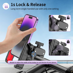 bokilino bike phone mount full-access camera design supports photos and videos on the go.
