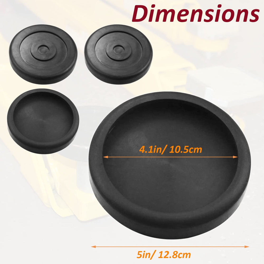 Bolaxin 5-inch diameter arm pads guard lift surfaces against wear.