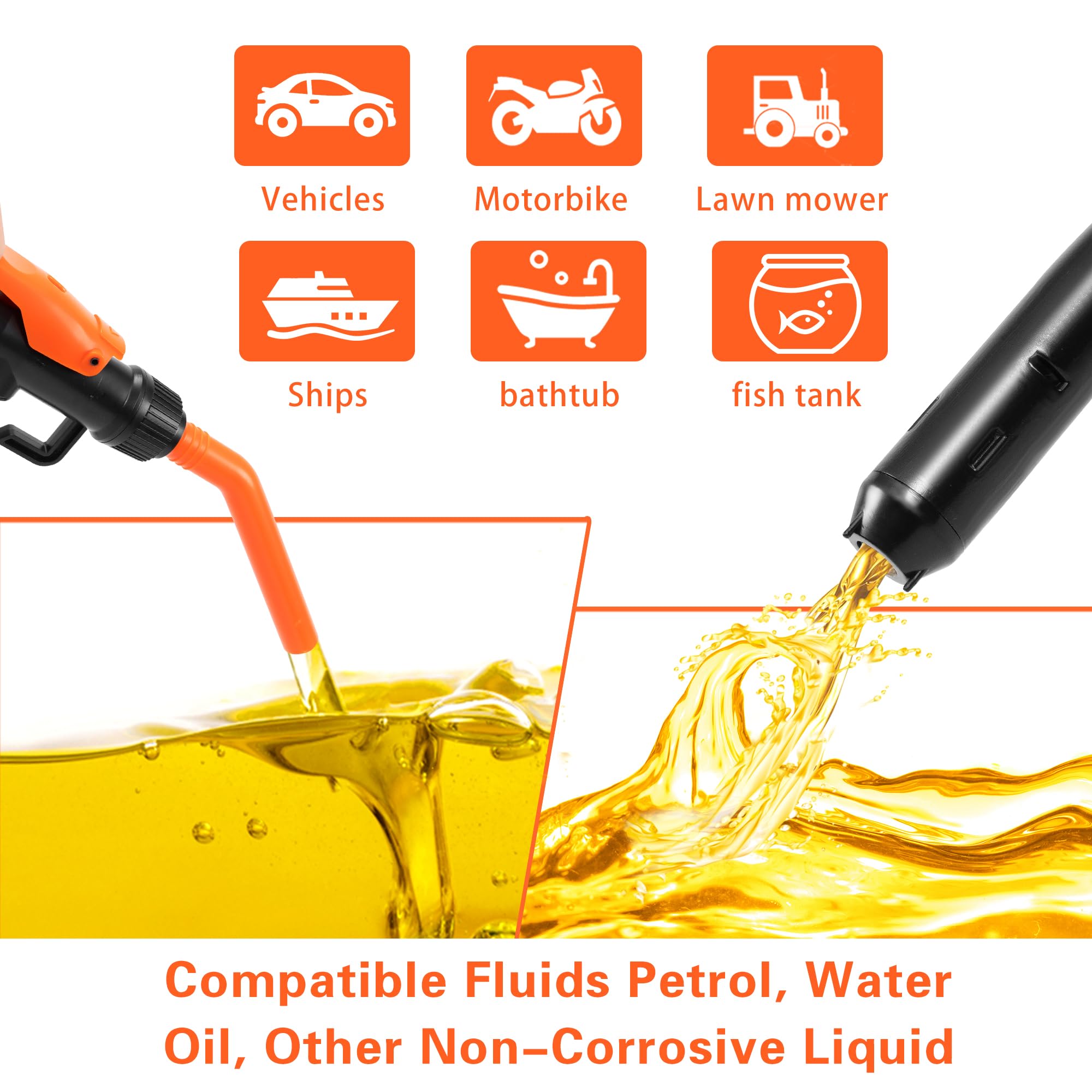 BOLCOWE pump operates on batteries for portable, off-grid fuel transfer anywhere