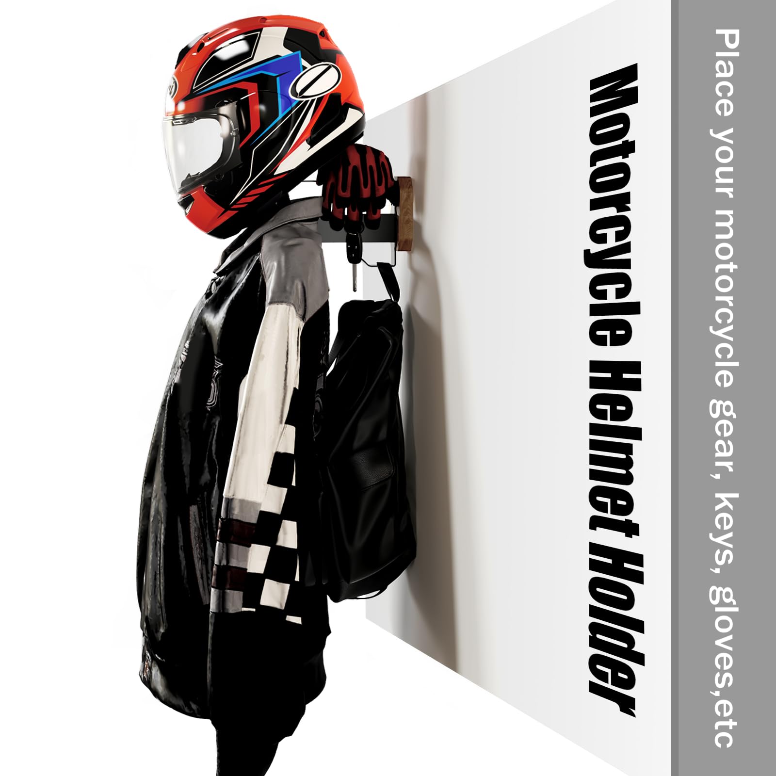 BoldByPIN powder-coated steel frame supports up to 88 lbs for reliable gear hanging
