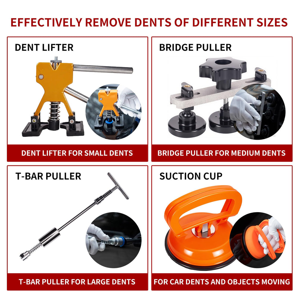 Bolitmus slide hammer T-bar delivers strong leverage for larger dents