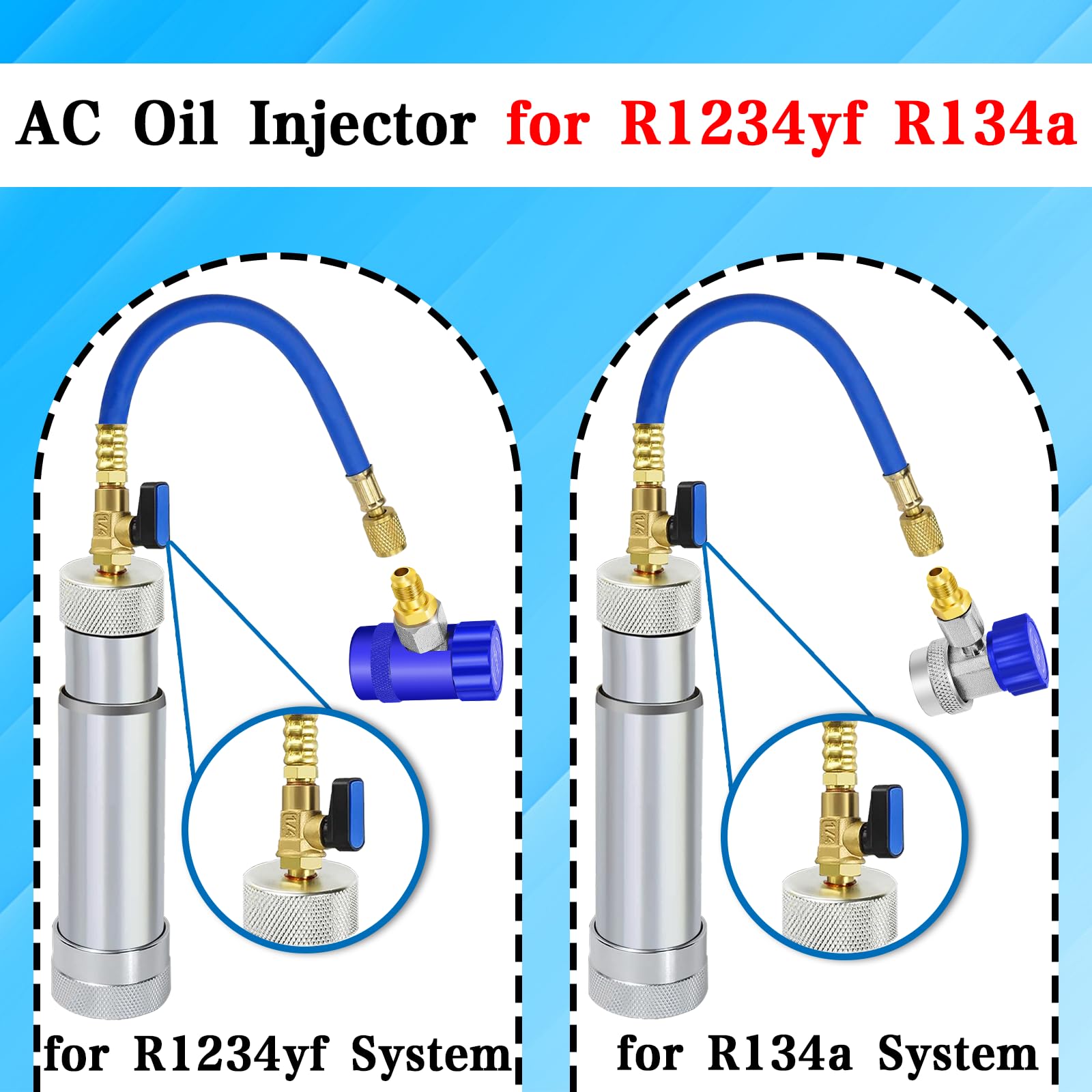 Boltigen dye injector kit supports easy oil or dye injection into compressors