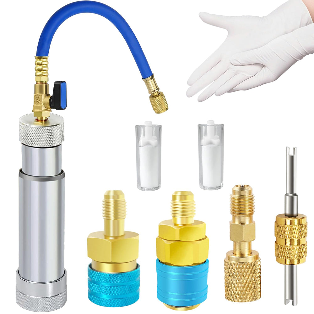 Boltigen AC Oil Injector Kit front view for easy handling
