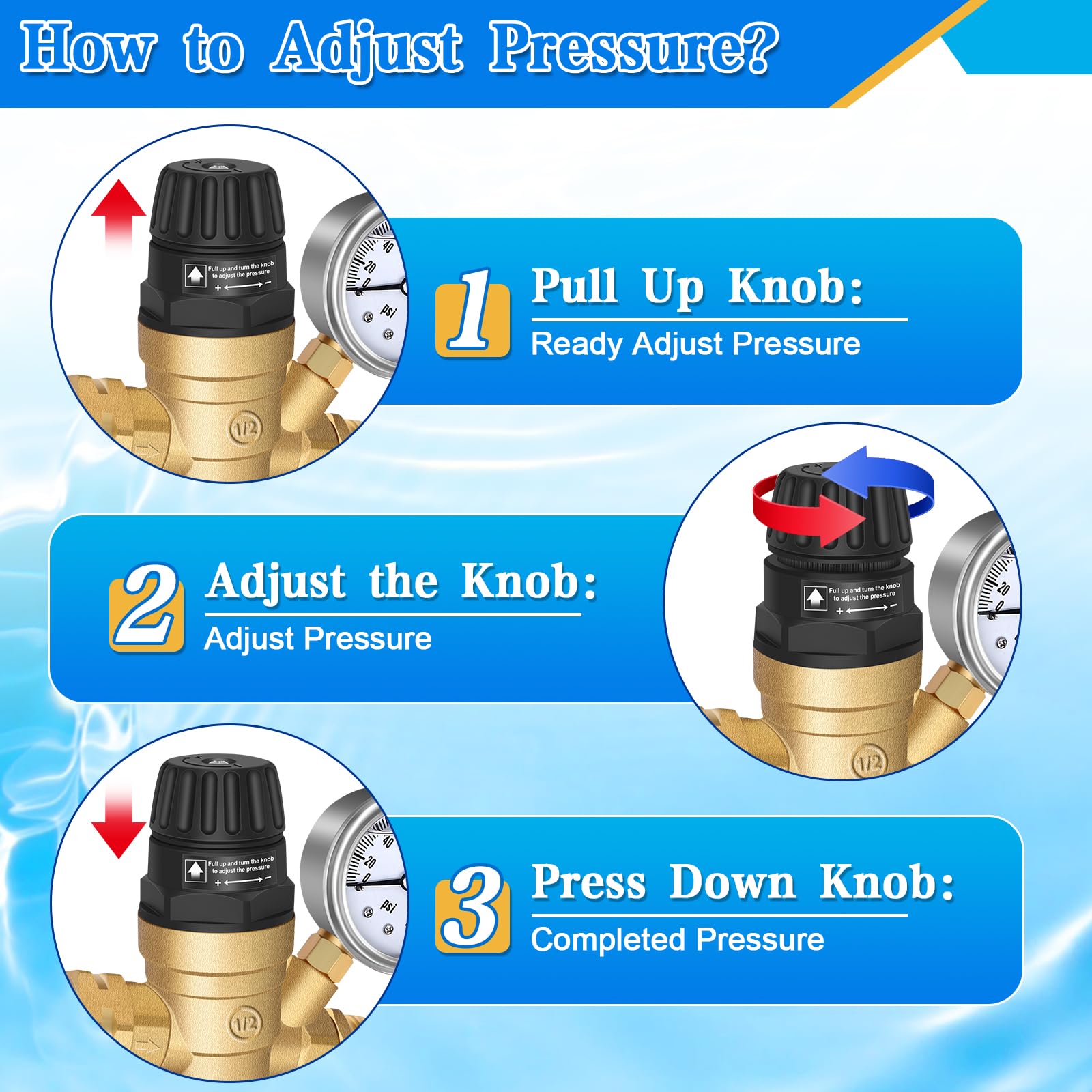 Boltigen adjustable handwheel enables tool-free pressure adjustments on the go