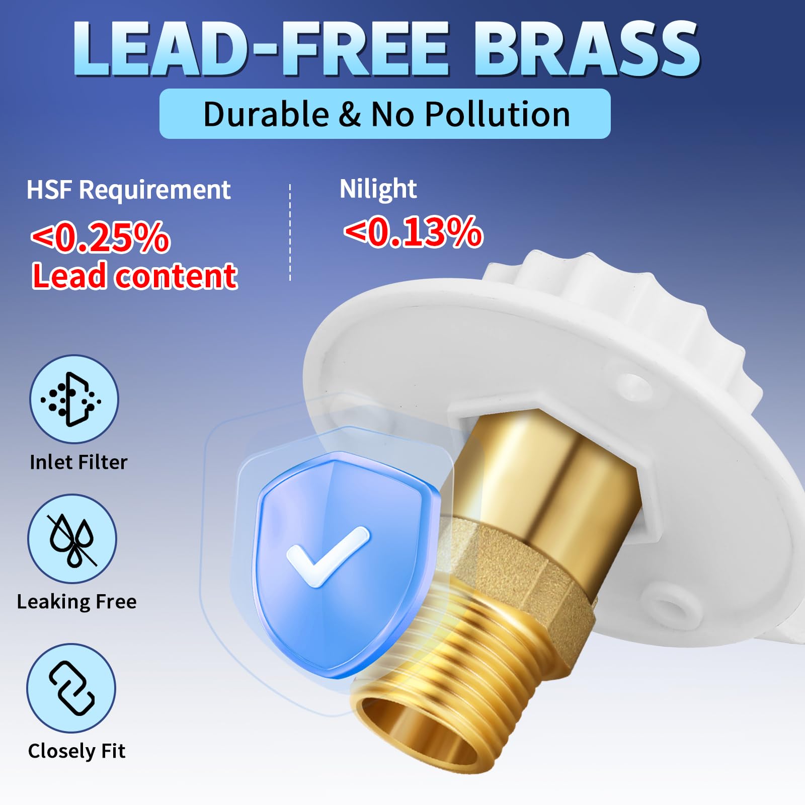 Boltigen brass body detail highlights corrosion-resistant construction designed for long-term use.