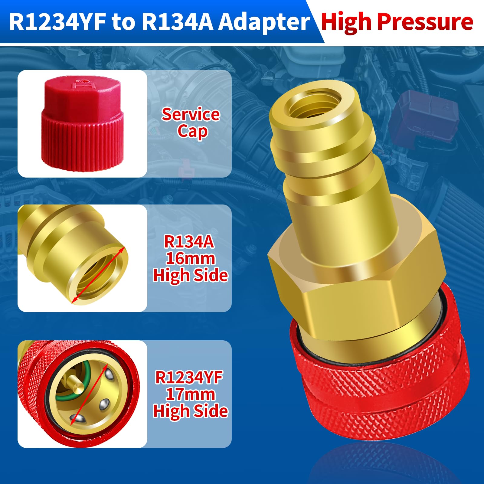 Boltigen compatibility with r1234yf and r134a systems for versatile use.