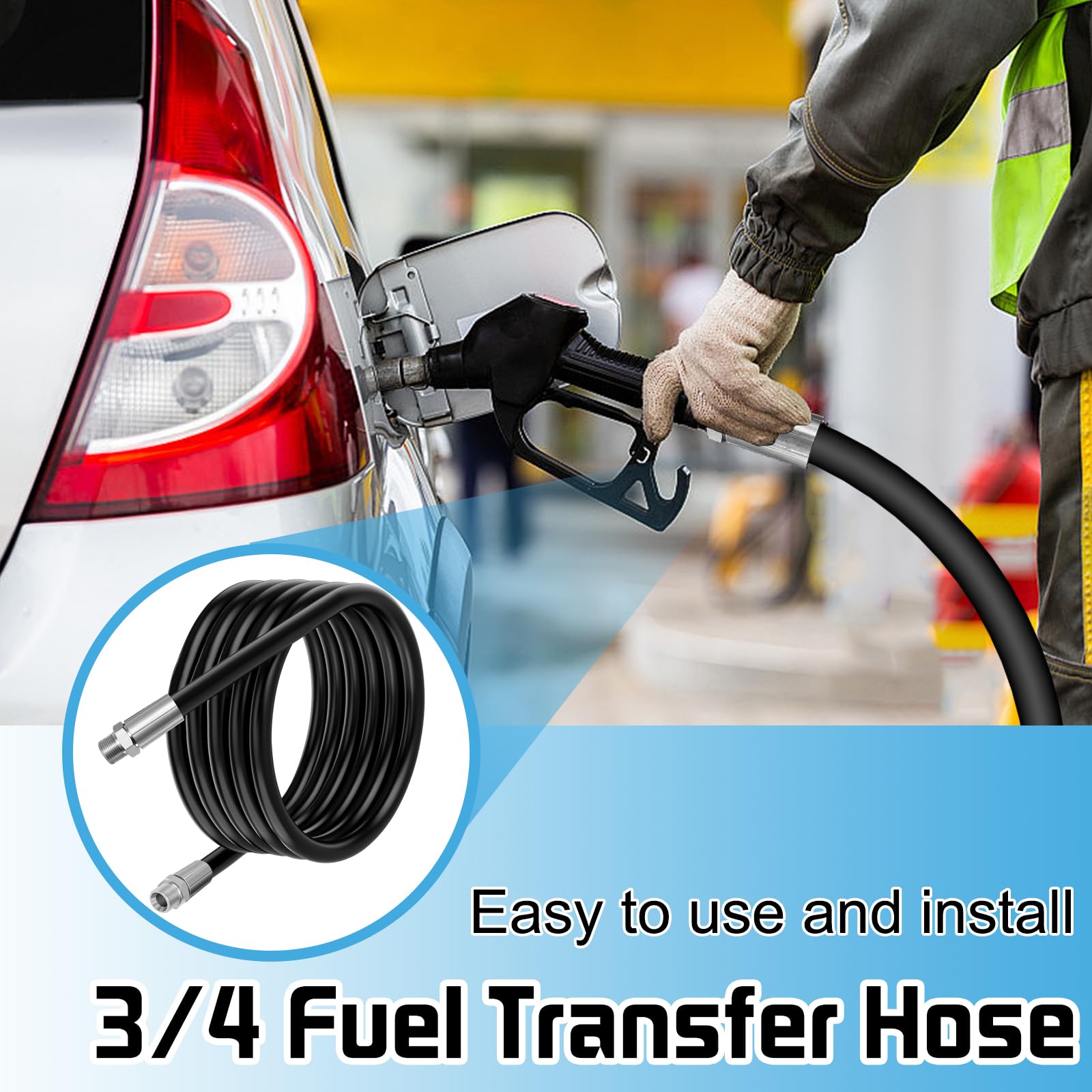 Boltigen compatible with gasoline, diesel, biodiesel, and kerosene transfers