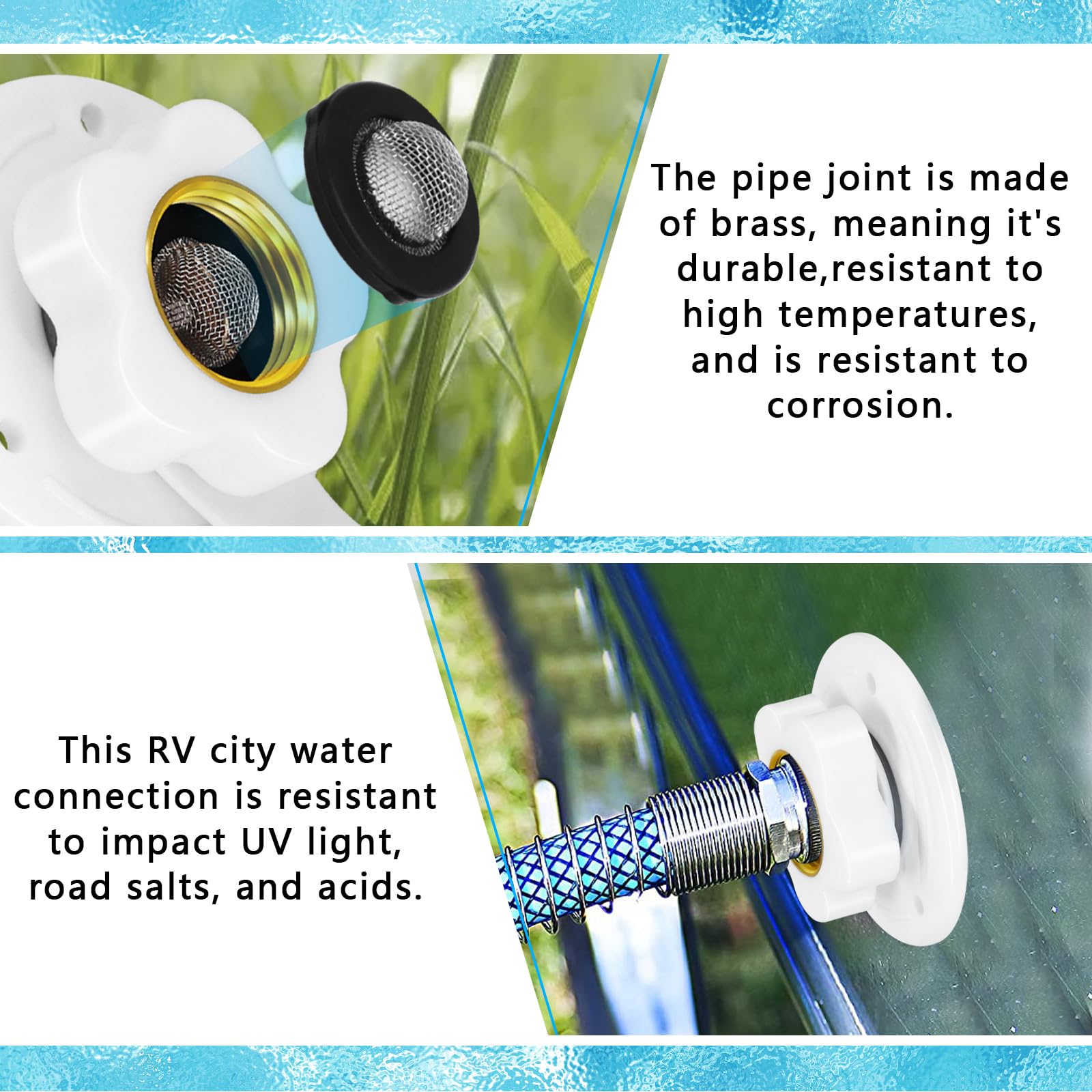 Boltigen easy grip knob facilitates quick hose attachment and detachment
