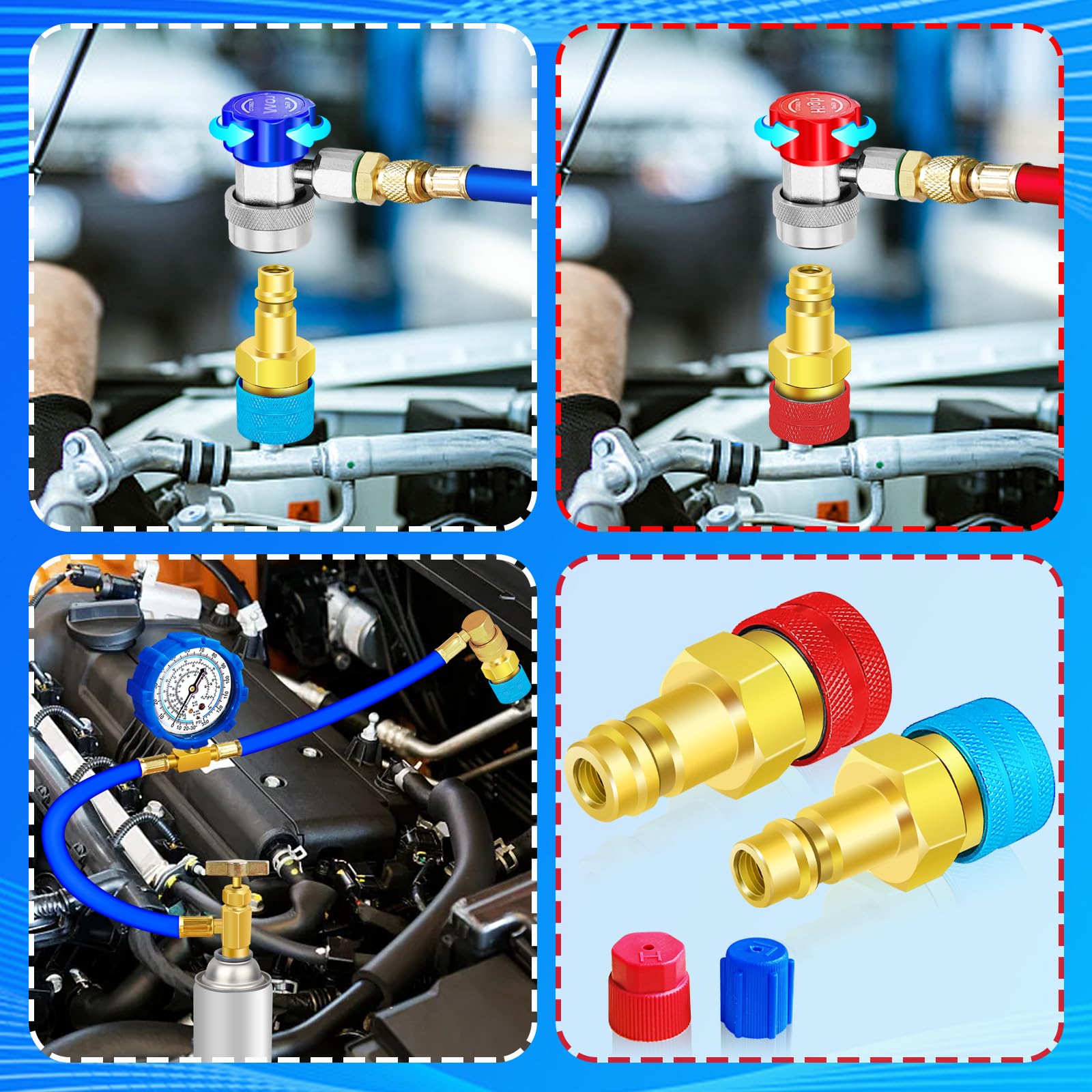 Boltigen o-ring seal system ensures tight connections.