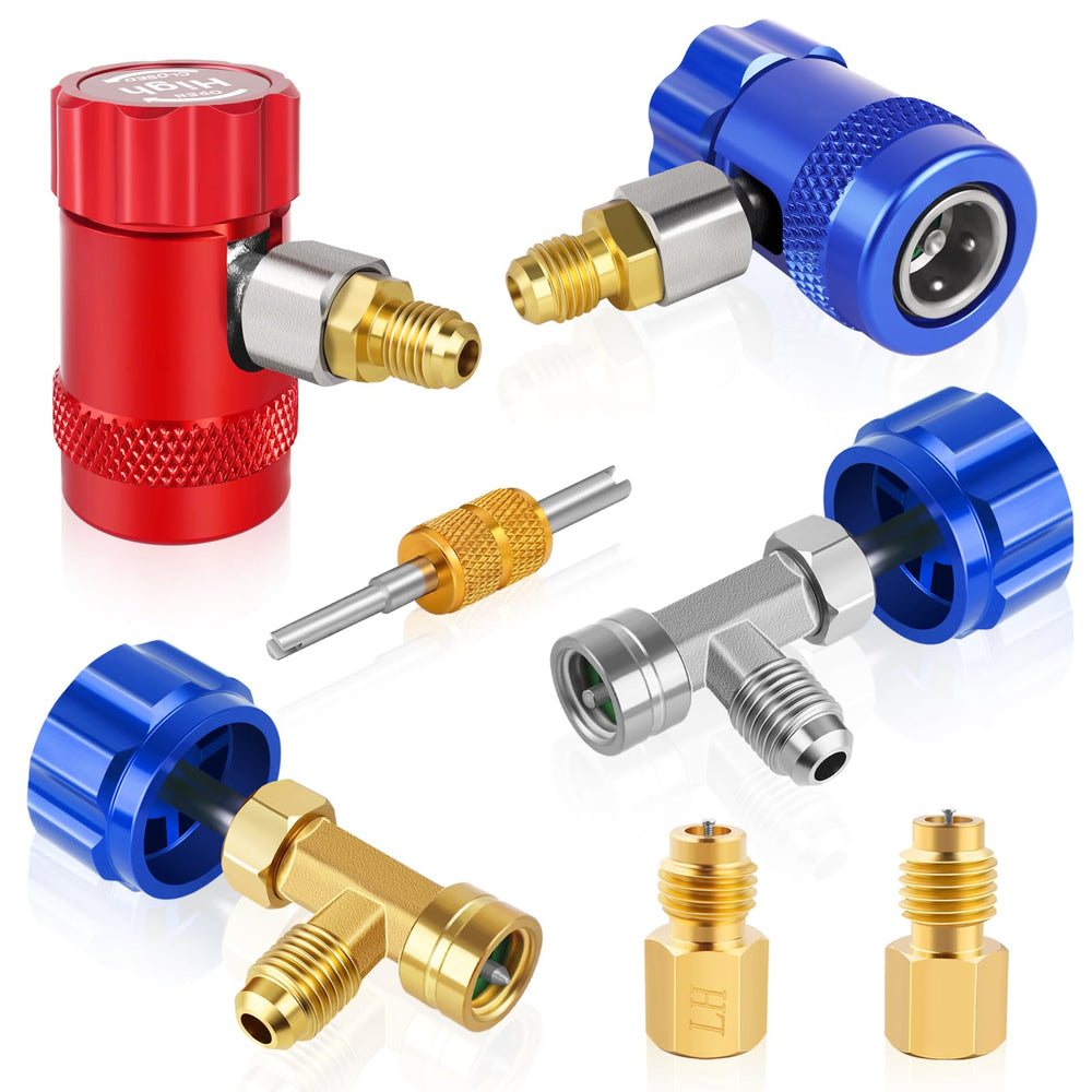Boltigen R1234yf adapter kit front view for fast AC service versatility