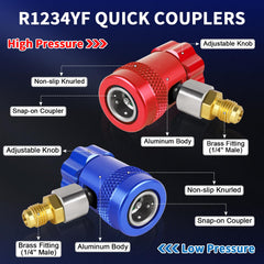Boltigen puncture can tap for flexible refrigerant access