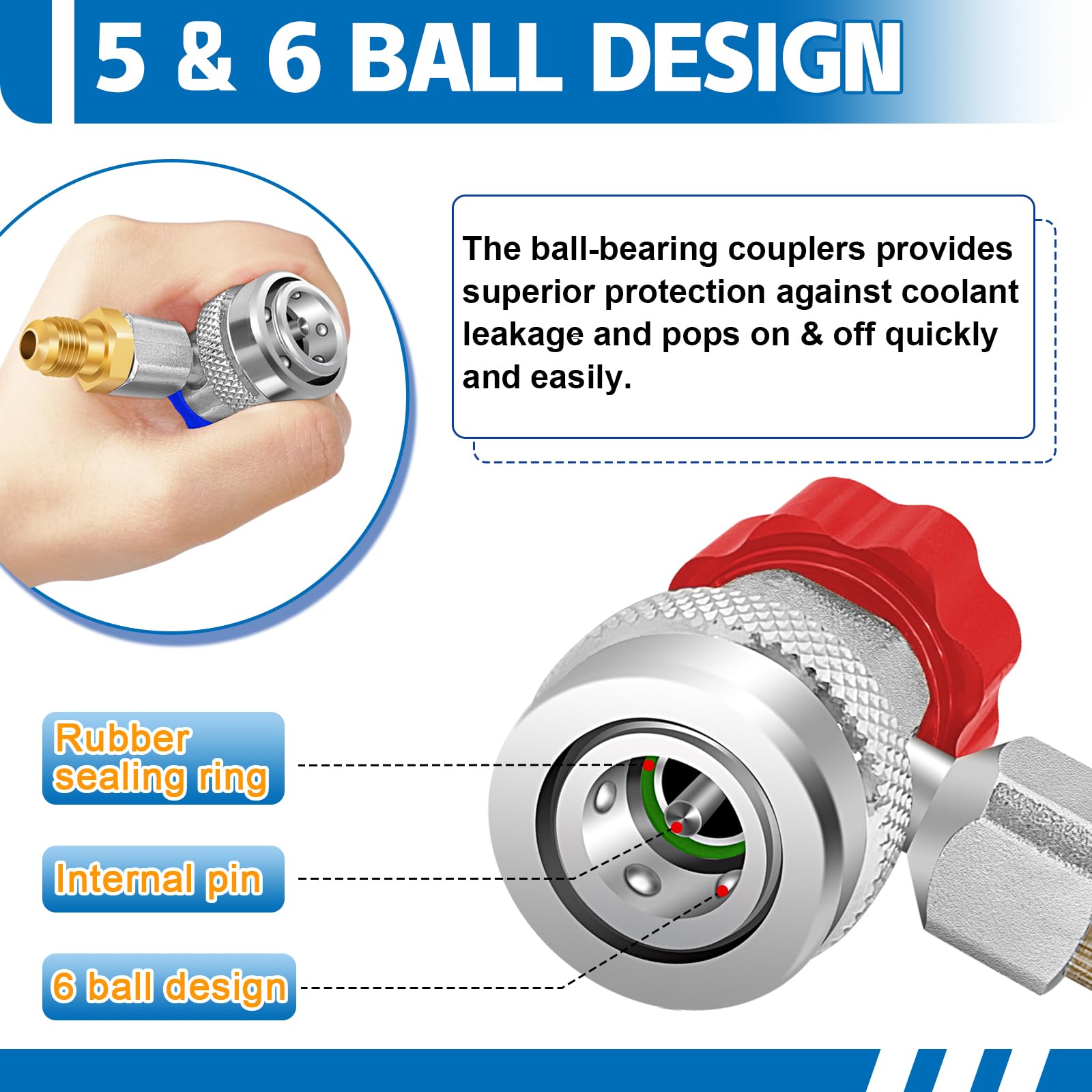 Boltigen R134a to R1234YF adapter set enables cross-compatibility