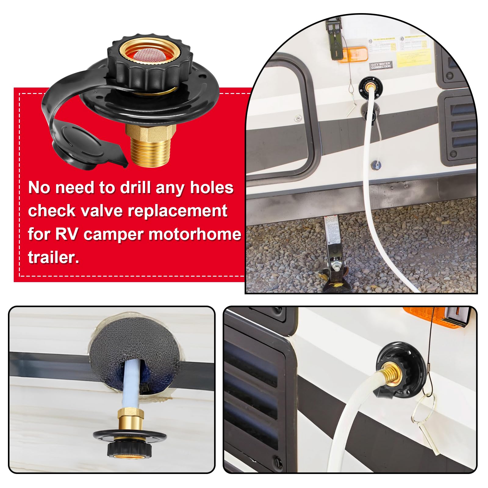 Boltigen rubber dust plug protecting connection when not in use