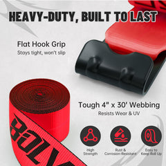 Bolvixor webbing demonstrates abrasion- and UV-resistant material for tough conditions.
