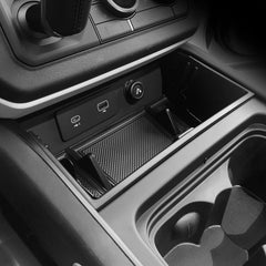 Bomely Defender center console tray installation in seconds.