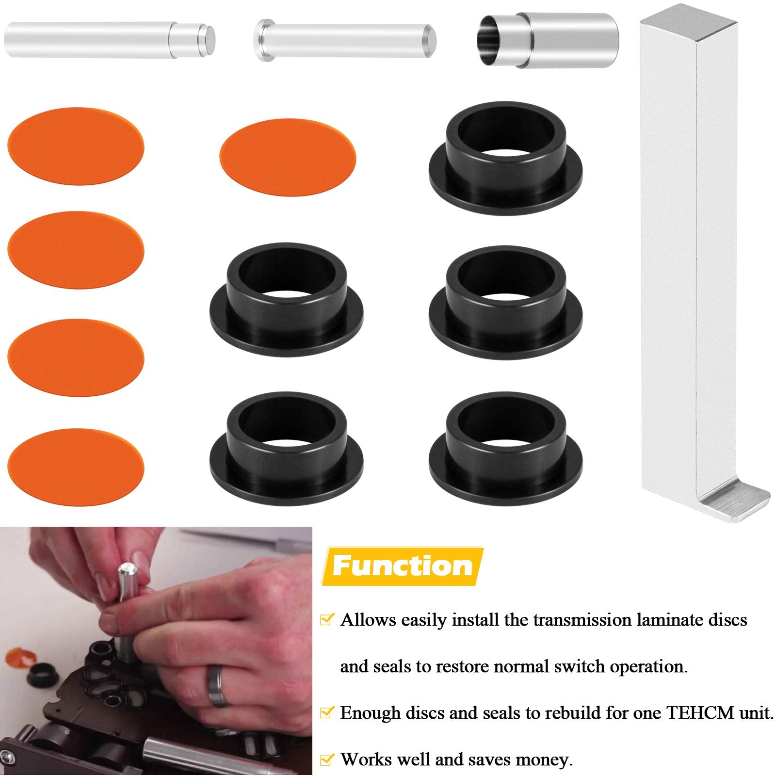 Bonbo seal installer helps seat seals perfectly with minimal effort.