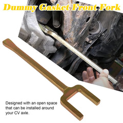 Bonbo wedge tool image shows open-space design to fit around the CV axle.