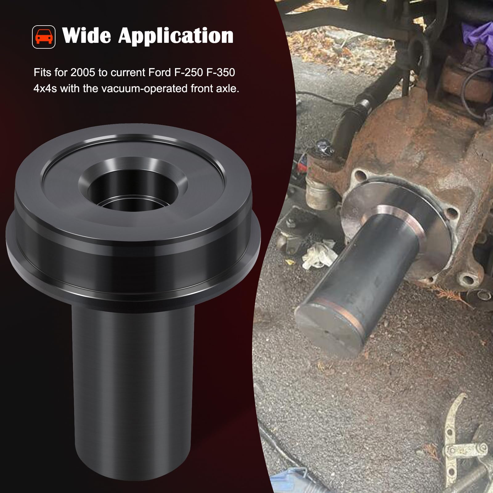 Illustration of axle shaft seal installation with Bonbo tool