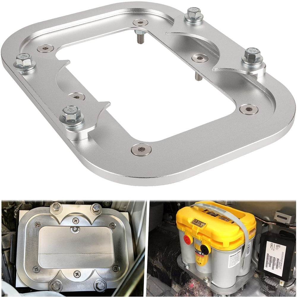 Bonbo billet battery pallet tray closeup showing strong aluminum construction