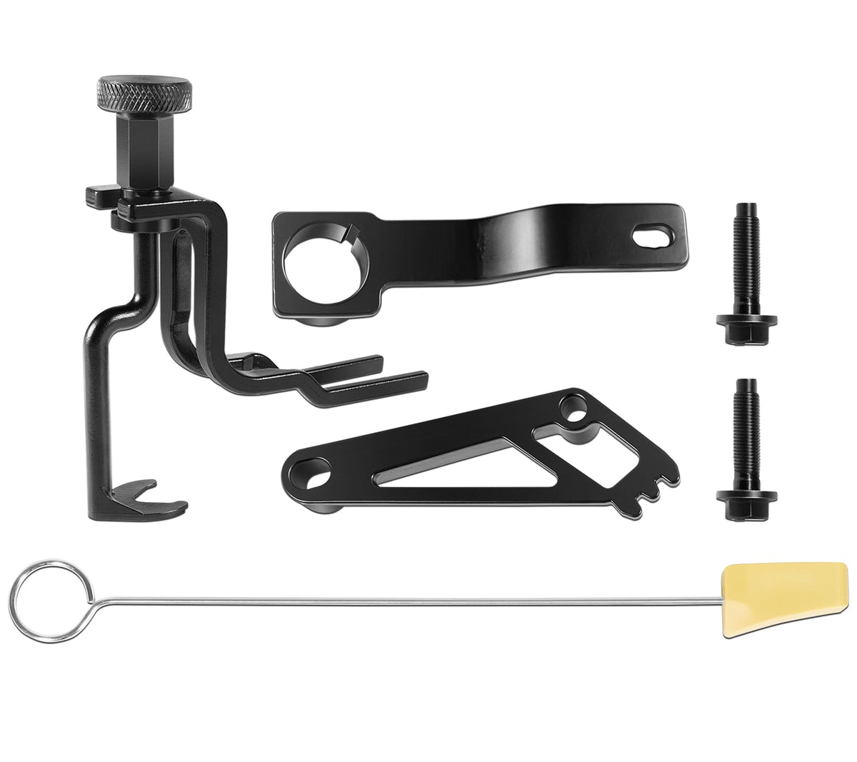 Bonbo cam phaser holder tool secures the cam during timing work on Ford 3V engines.