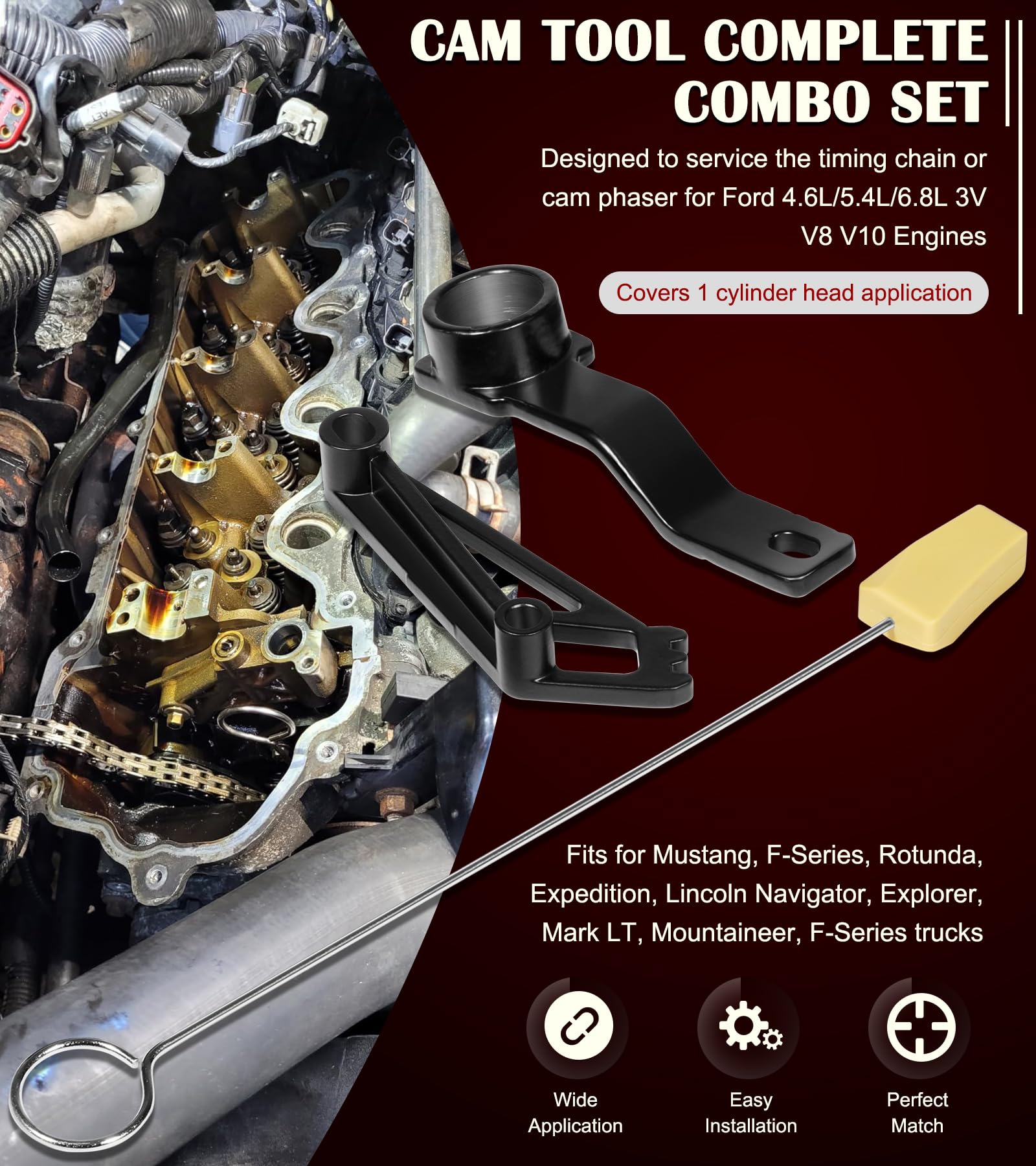 Bonbo crankshaft positioning tool locks the crank in place to protect valves