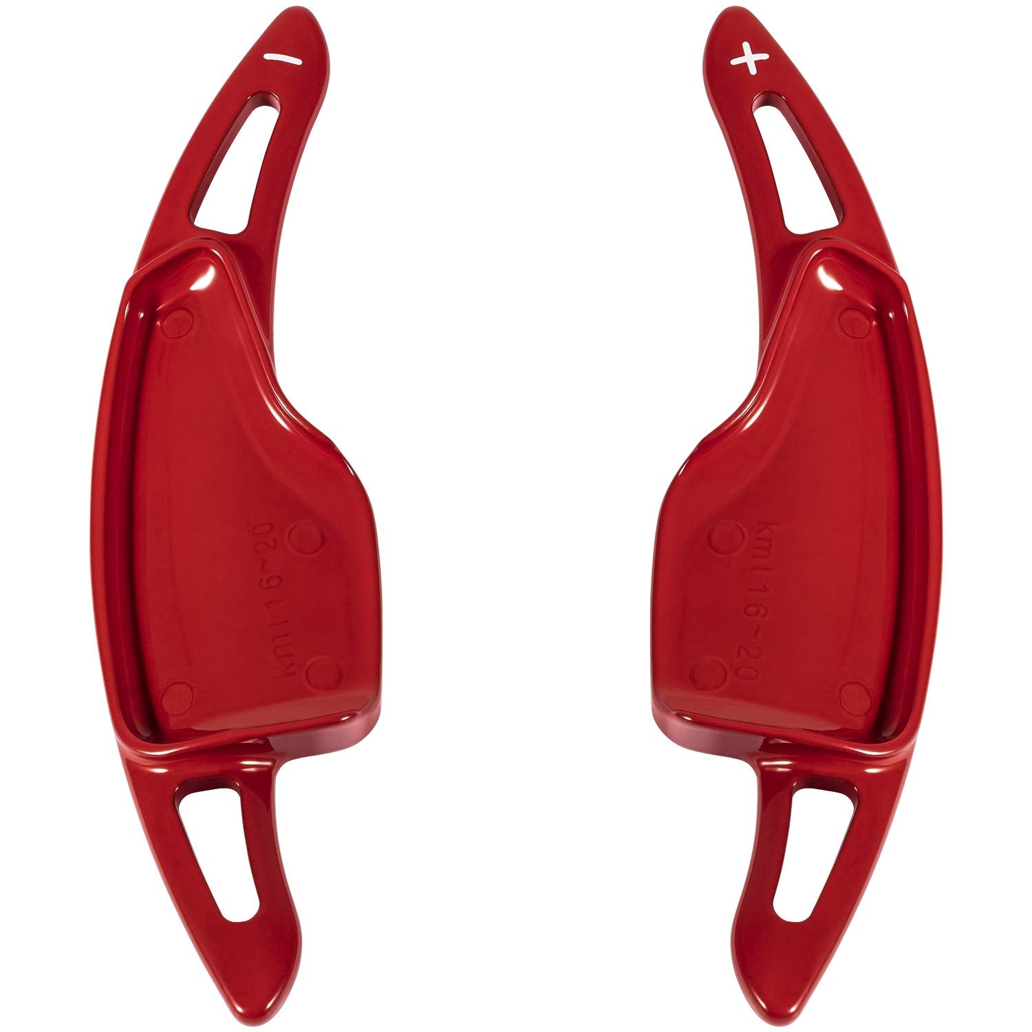 Bonbo red aluminum paddle finish close-up showing durable surface.