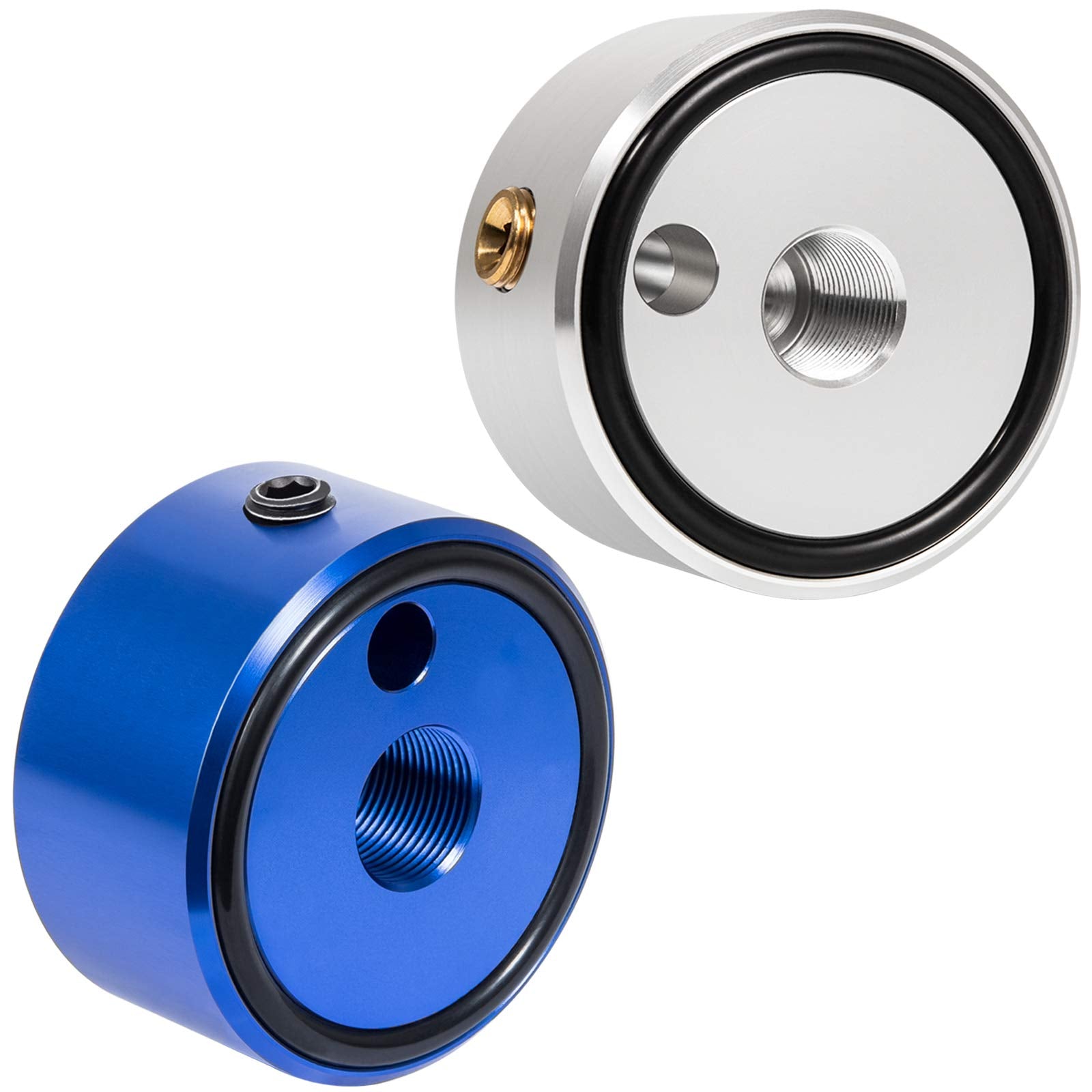 Bonbo EN-47971 oil pressure adapter with dual ports for easy gauge connection on GM V8s.
