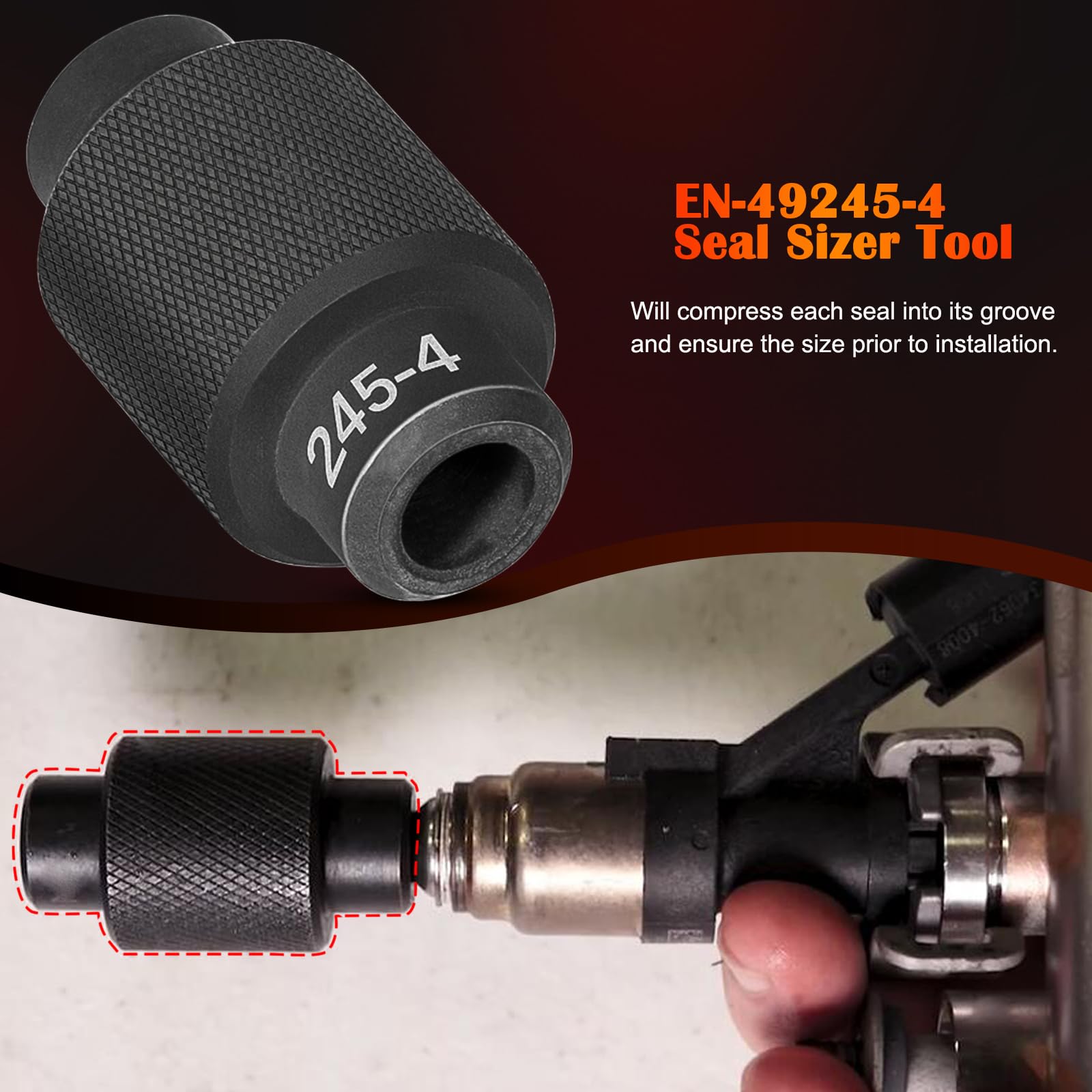 Bonbo GM245 seal installer adapter alt supports multiple grooves