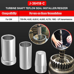 Bonbo J-36418-C turbine shaft installer safeguards Teﬂon seals