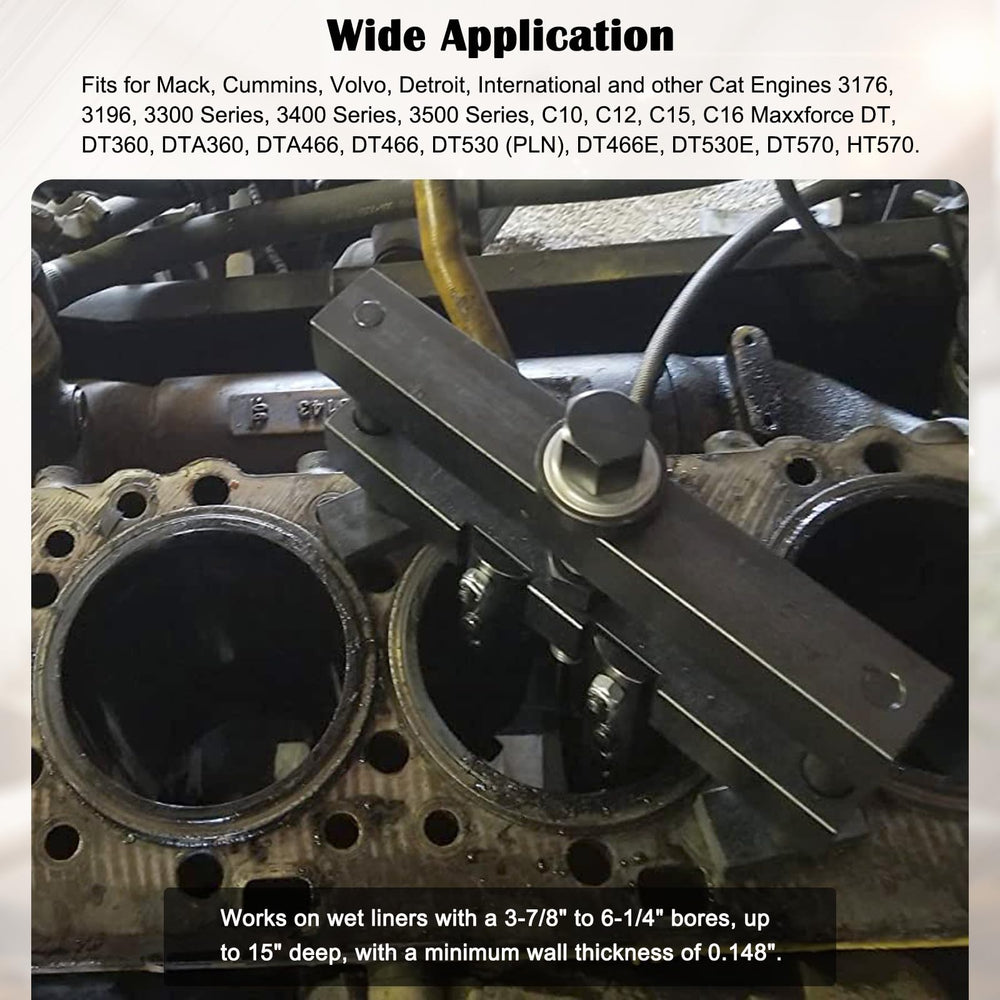 Bonbo liner puller with spring feet auto-adjust for quick setup