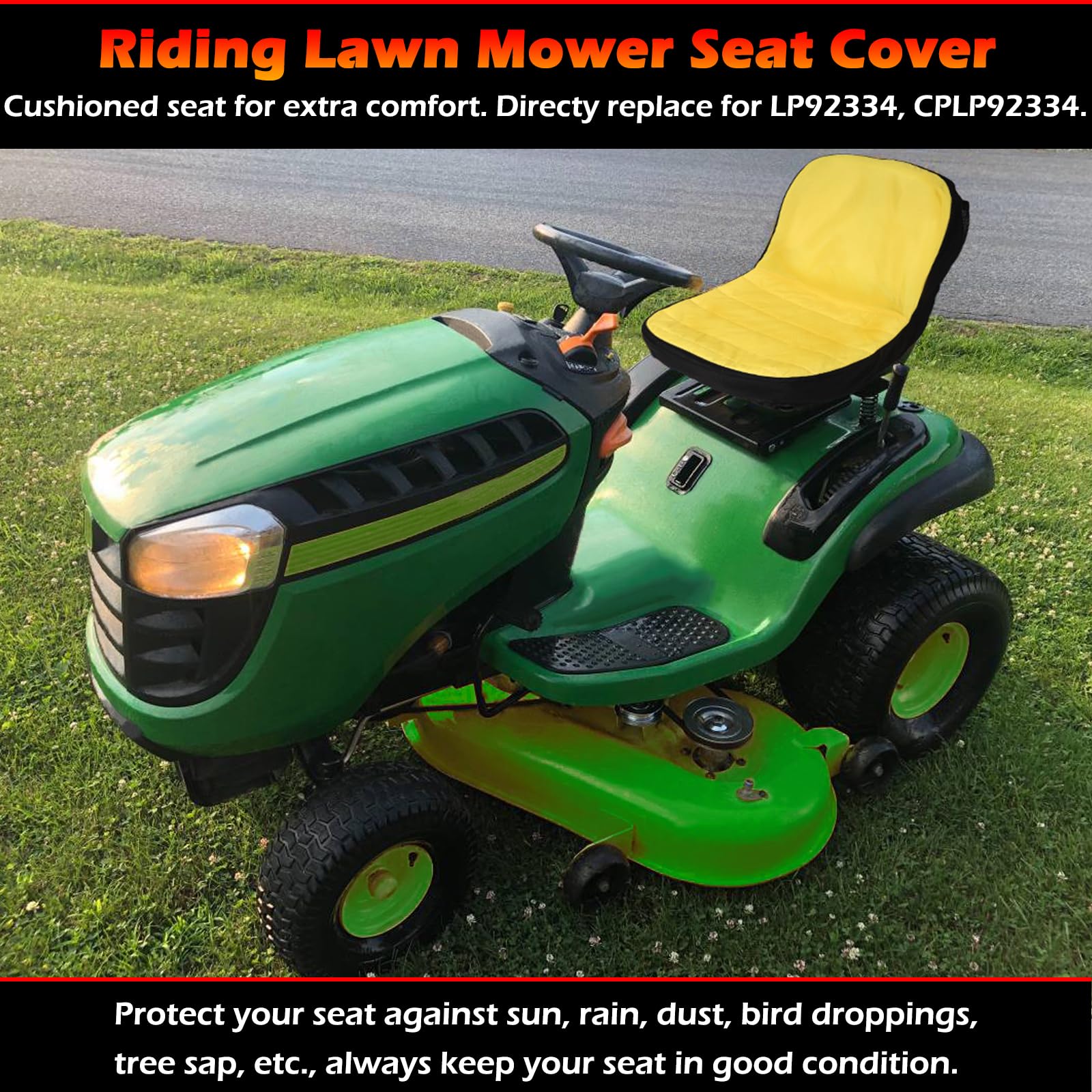 Back-panel storage pouches on Bonbo LP92334 seat cover keep gloves and tools within reach.