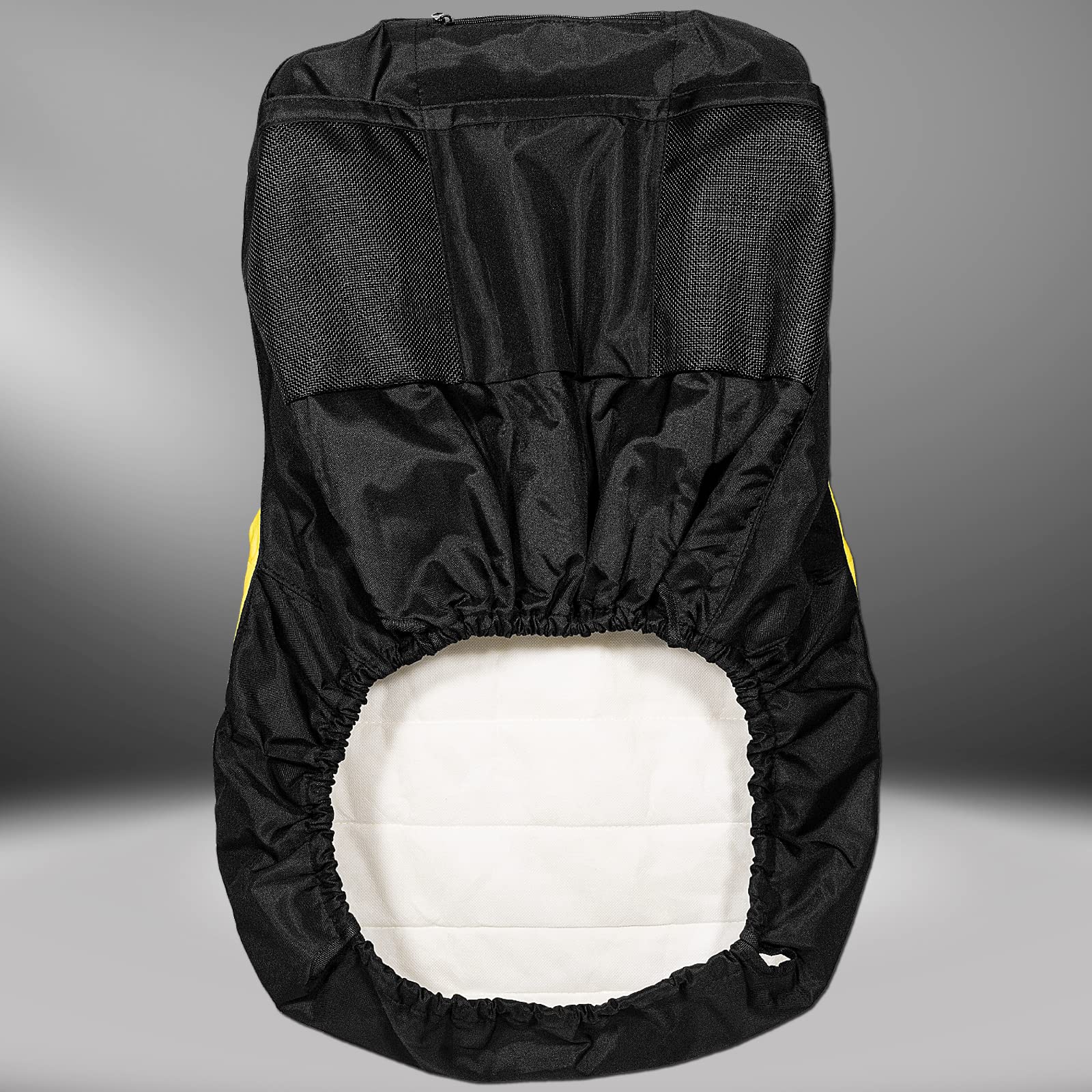 Close-up shows sturdy stitching and cushioned comfort on Bonbo LP92334 cover.