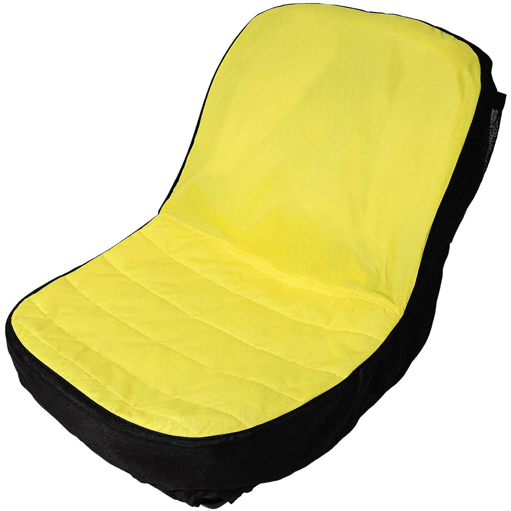 Bonbo LP92334 seat cover with full backrest for John Deere mower seats.