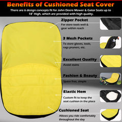 Durable 300D Oxford fabric of Bonbo LP92334 seat cover is waterproof and abrasion resistant.