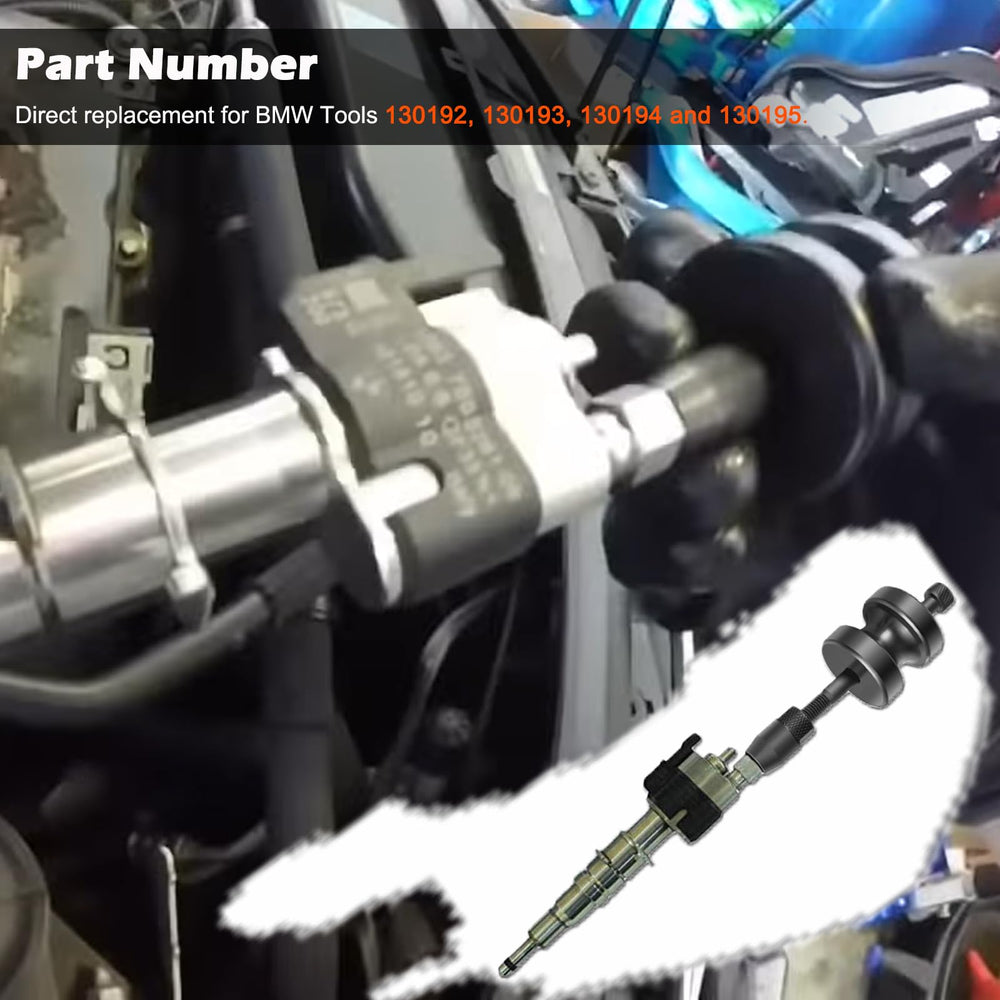Sliding hammer and setup for injector work on BMW diesels