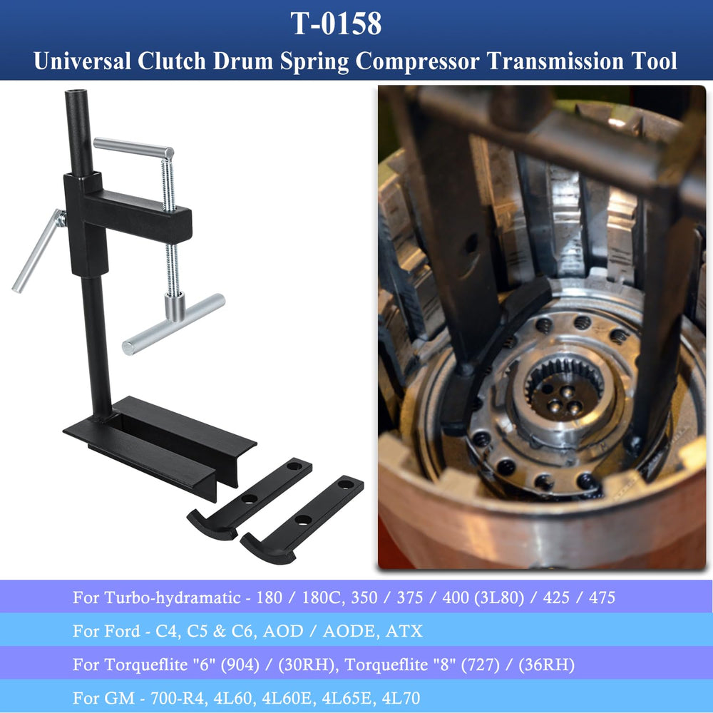 Bonbo T-0158 with 6 inch leg design supports deep clutch drums.