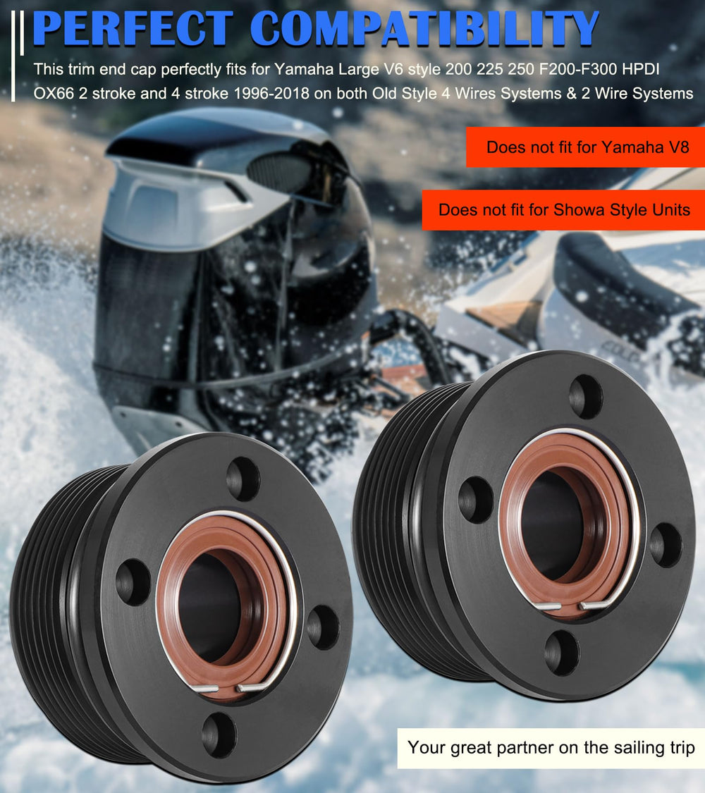 Bonbo trim cap cylinder seals with urethane seals for wear resistance