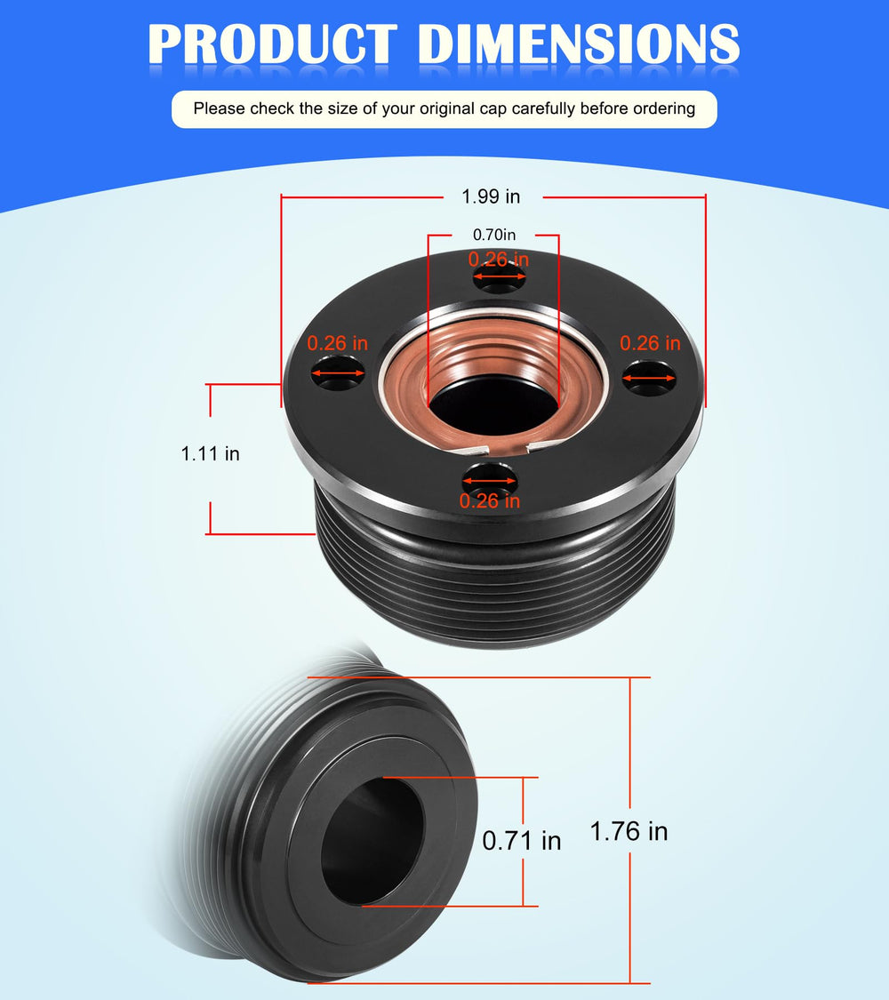 Bonbo trim cap cylinder seals with Viton seals for saltwater reliability