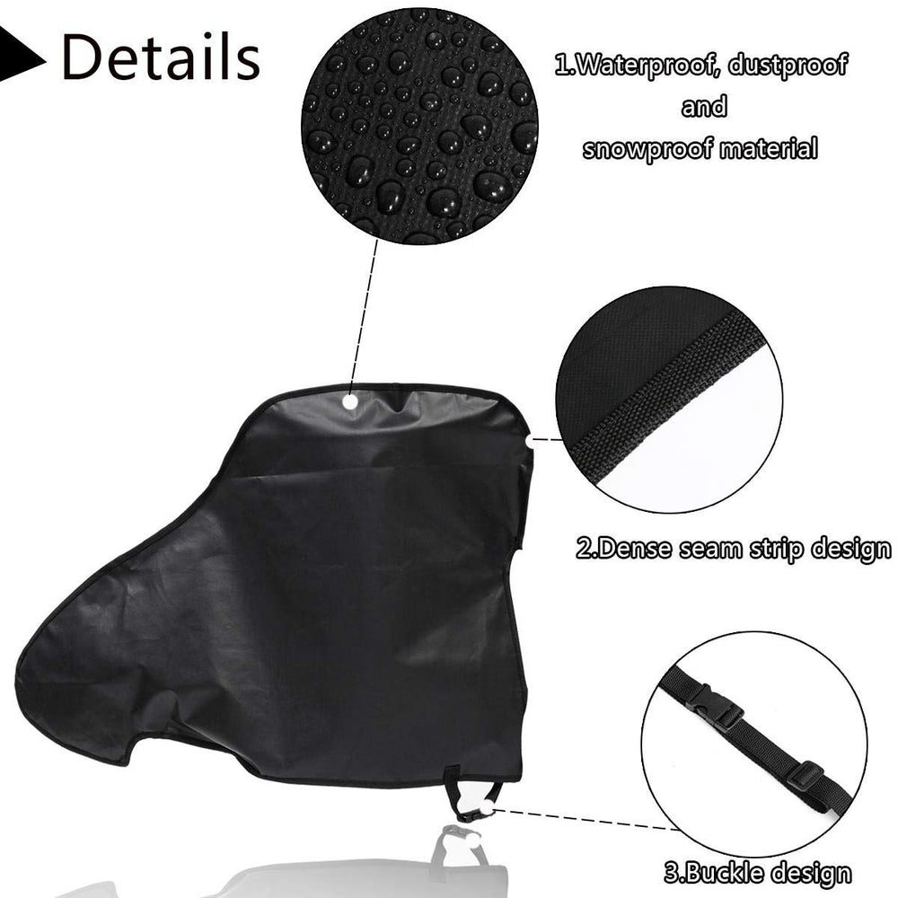 BONFQERT PVC trailer tow ball cover guards the coupling connection.