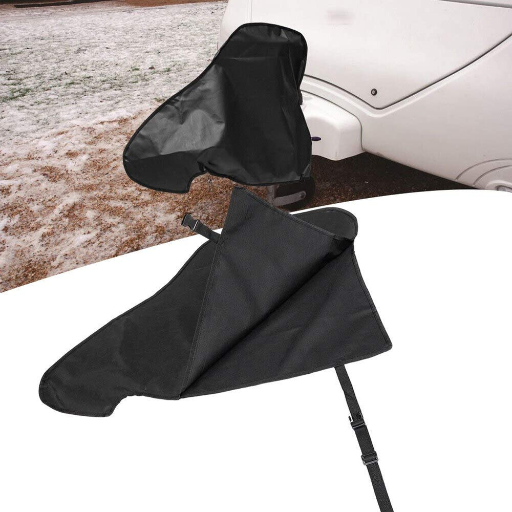 BONFQERT tight-fitting hitch cover with elastic hems for secure coverage.