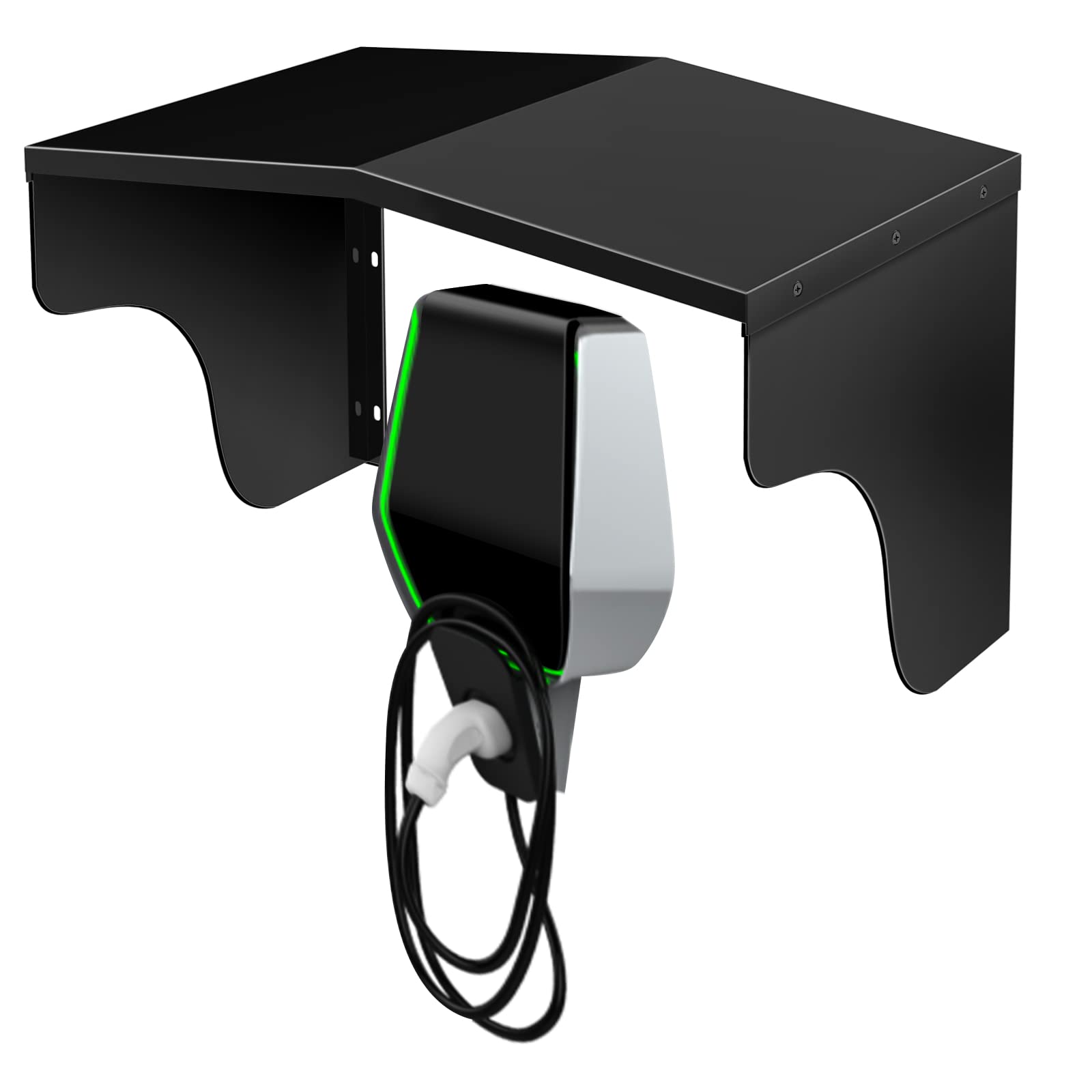 Bonnary WallBox protective roof cover shields outdoor EV chargers from rain and sun.