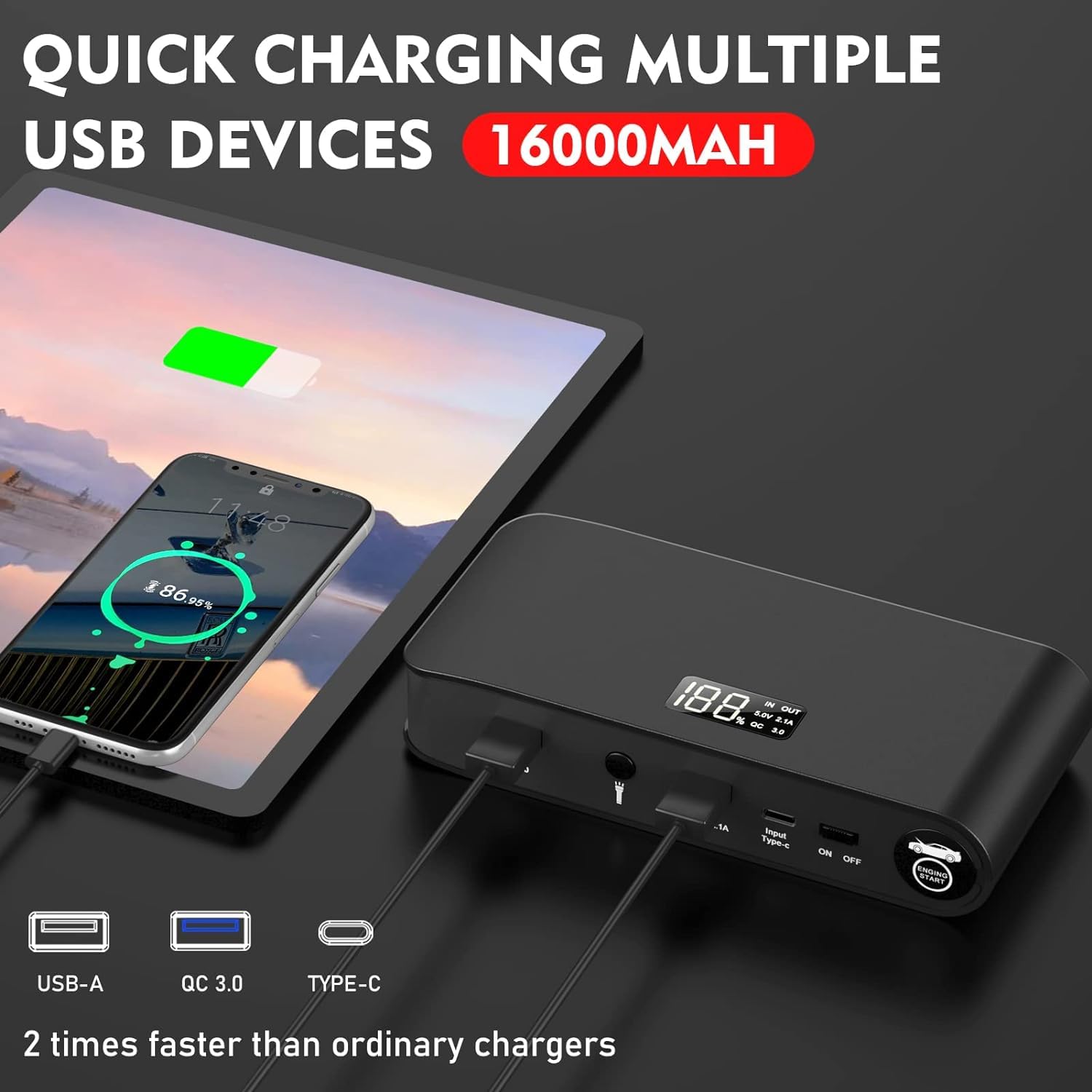 Bookoo smart screen showing jump status during use.