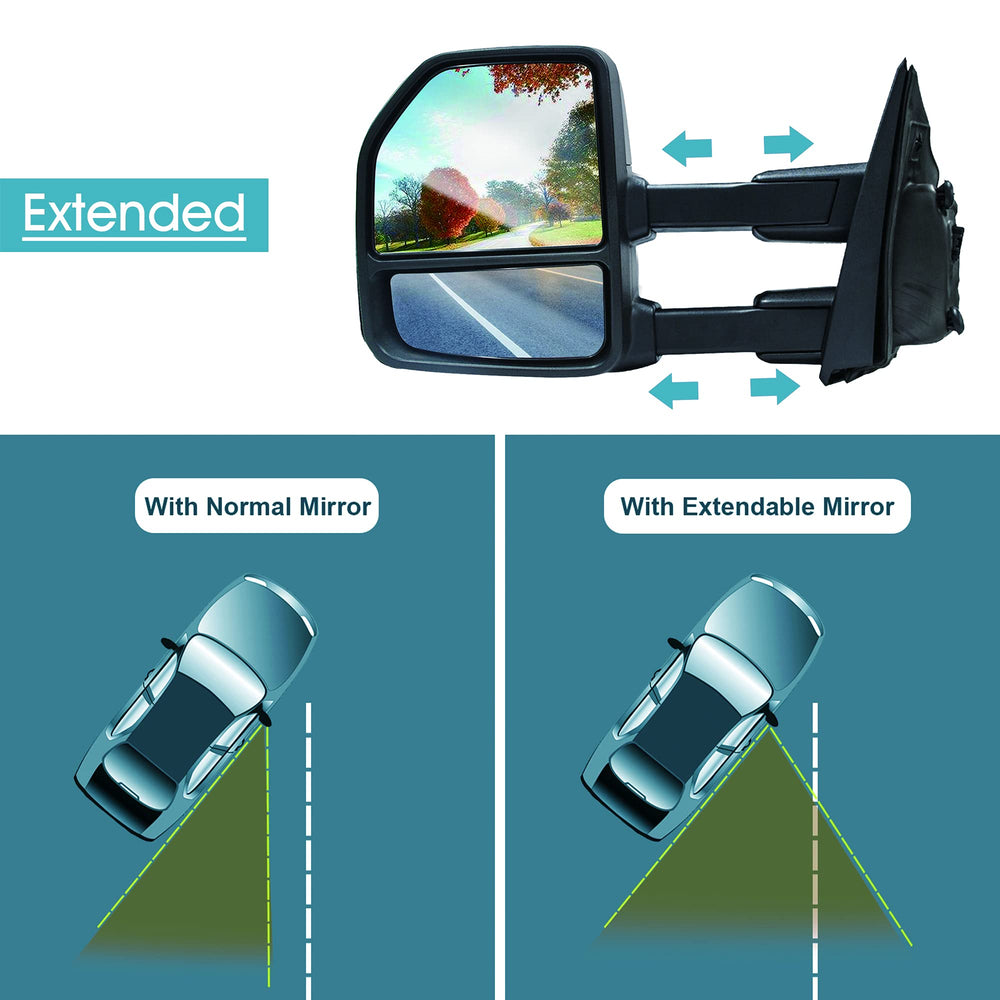 BOOLEE towing mirror temp sensor panel supports climate readings