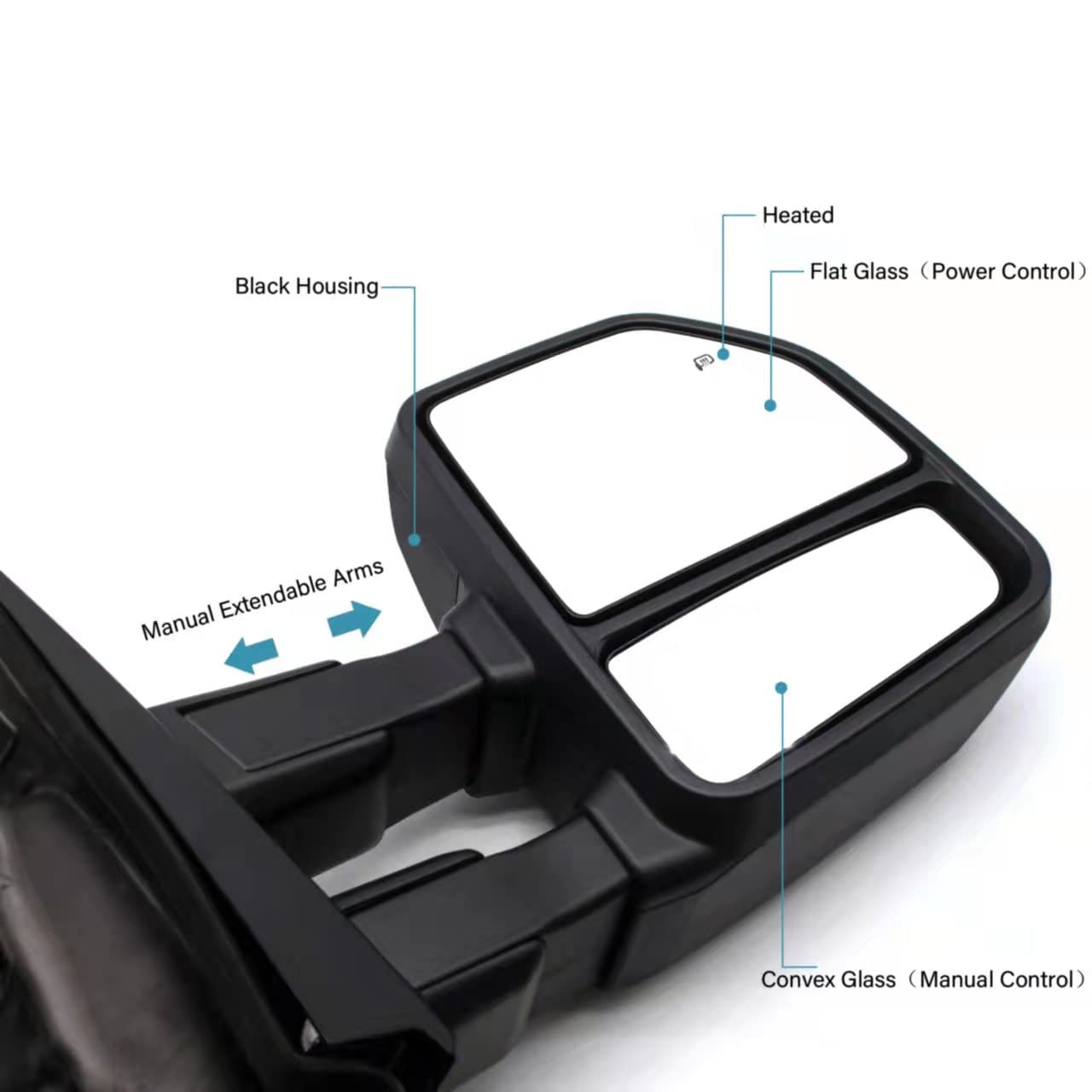 BOOLEE towing mirror turn signal integration for improved signaling